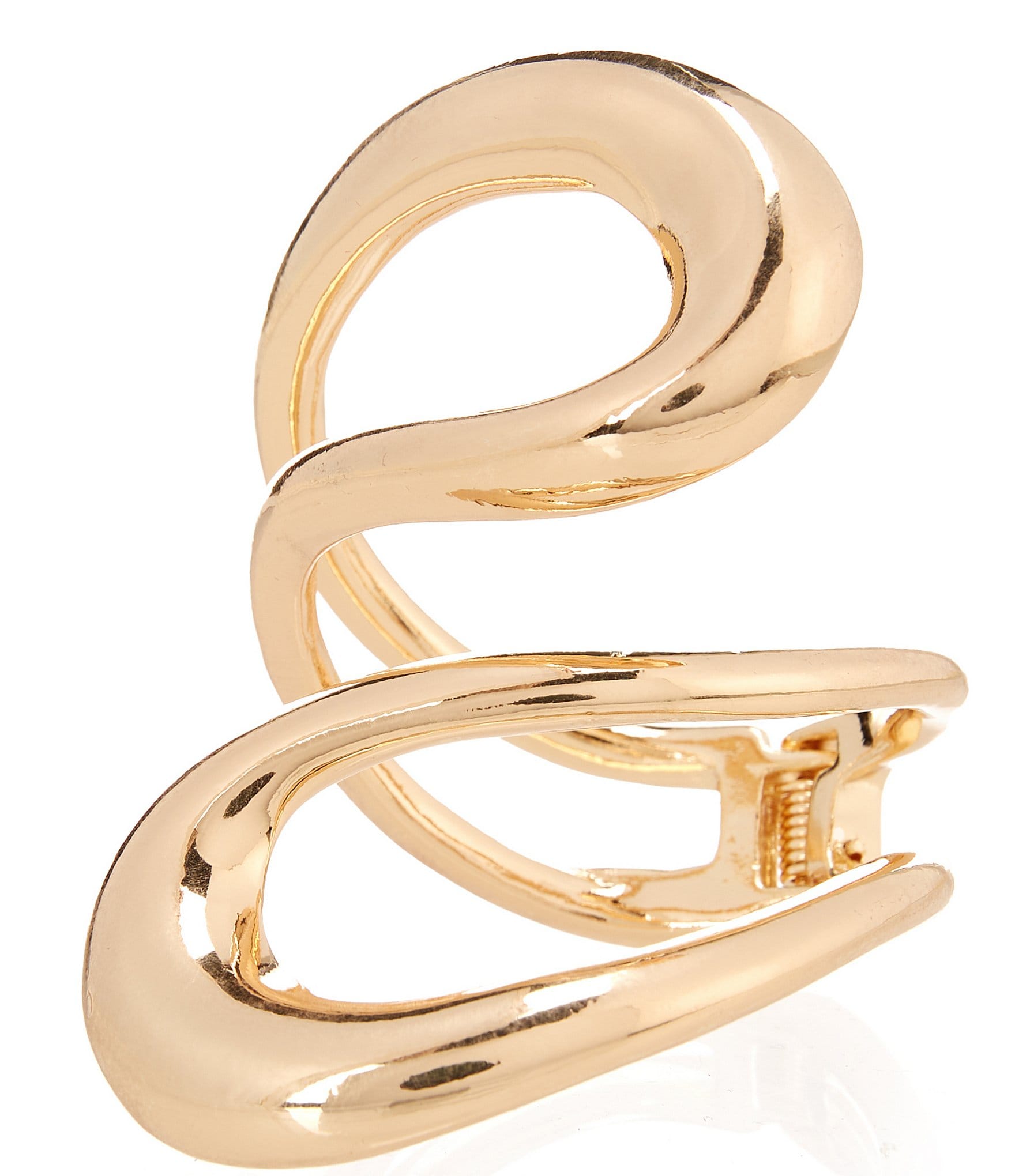 Natasha Accessories Metal Loop Cuff Bracelet