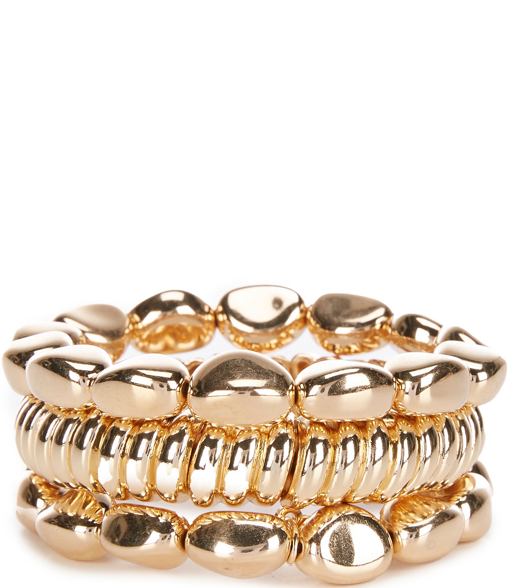 Natasha Accessories Metal Stretch Bracelet | Dillard's