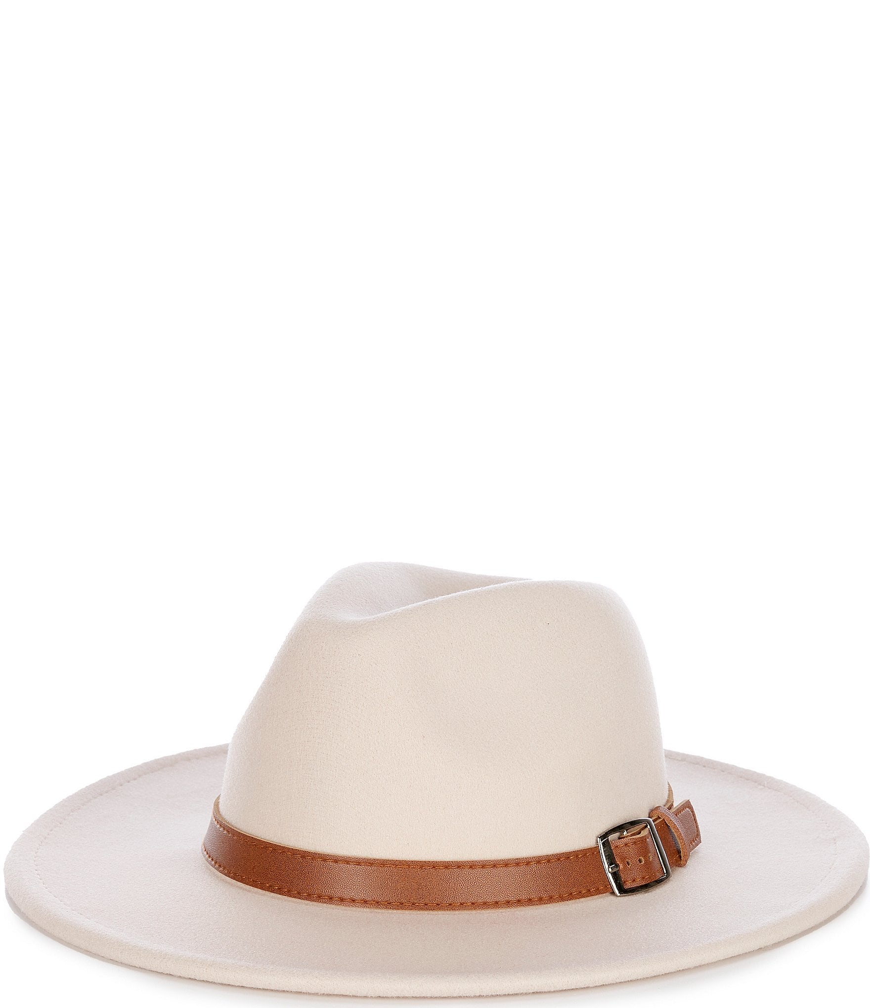 Natasha Accessories Oversize Panama Hat With Buckle