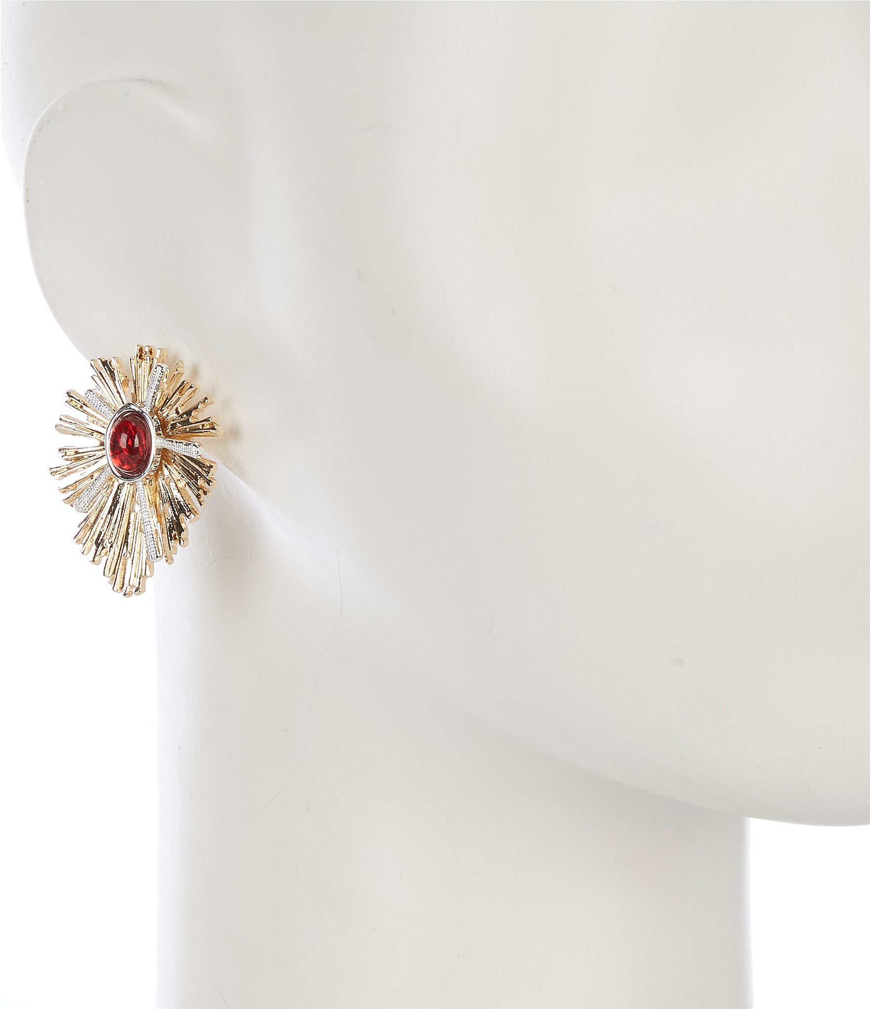 Natasha Accessories Starburst Stud Earrings