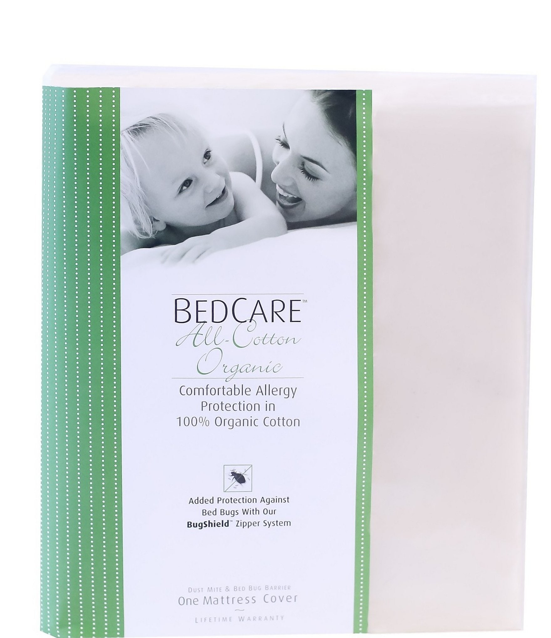 National Allergy® BedCare Organic Cotton Allergy and Bed Bug Proof 9#double; Mattress Cover