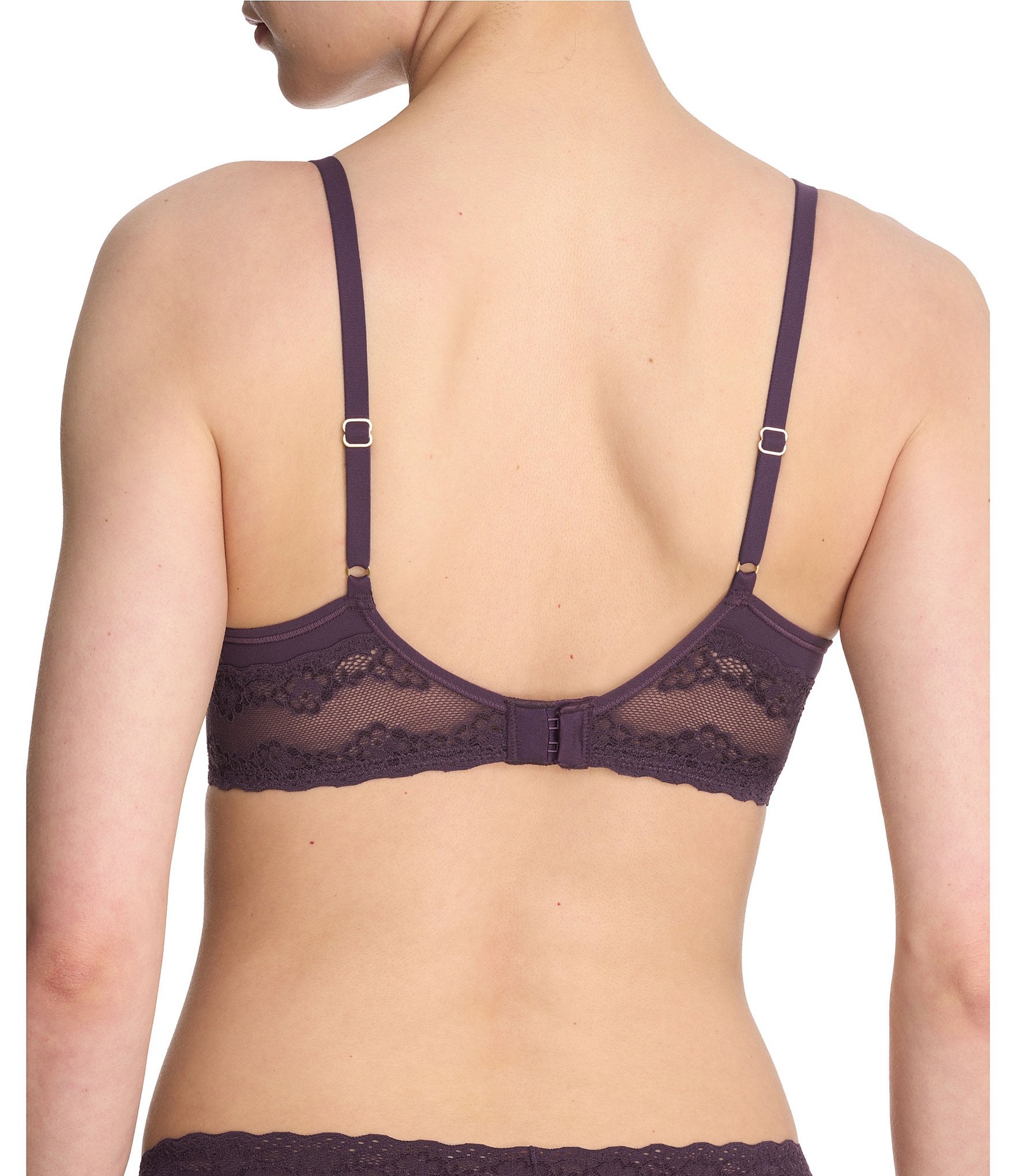 Natori Bliss Perfection Contour Underwire Lace Trim T-Shirt Bra