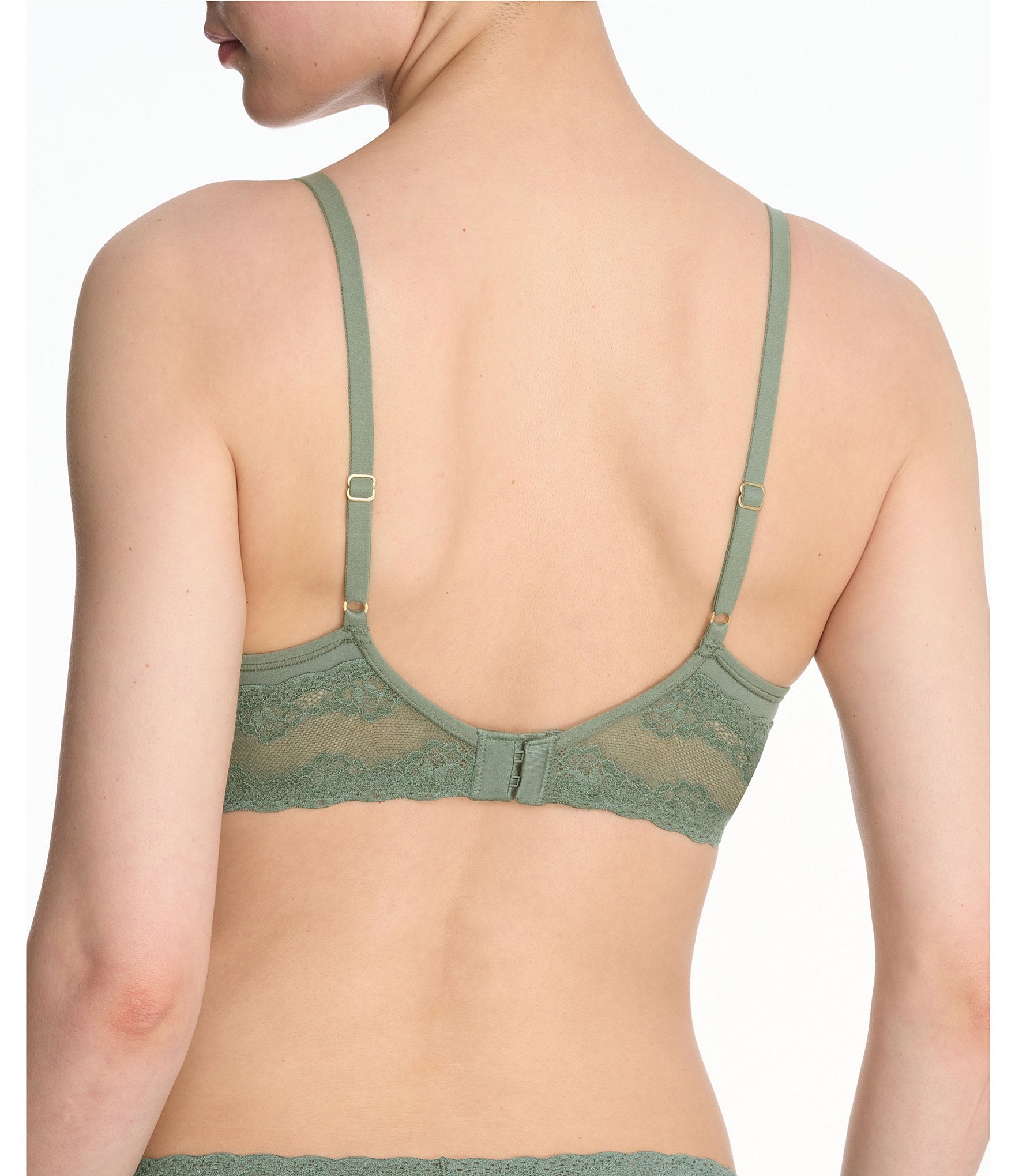 Natori Bliss Perfection Contour Underwire Lace Trim T-Shirt Bra