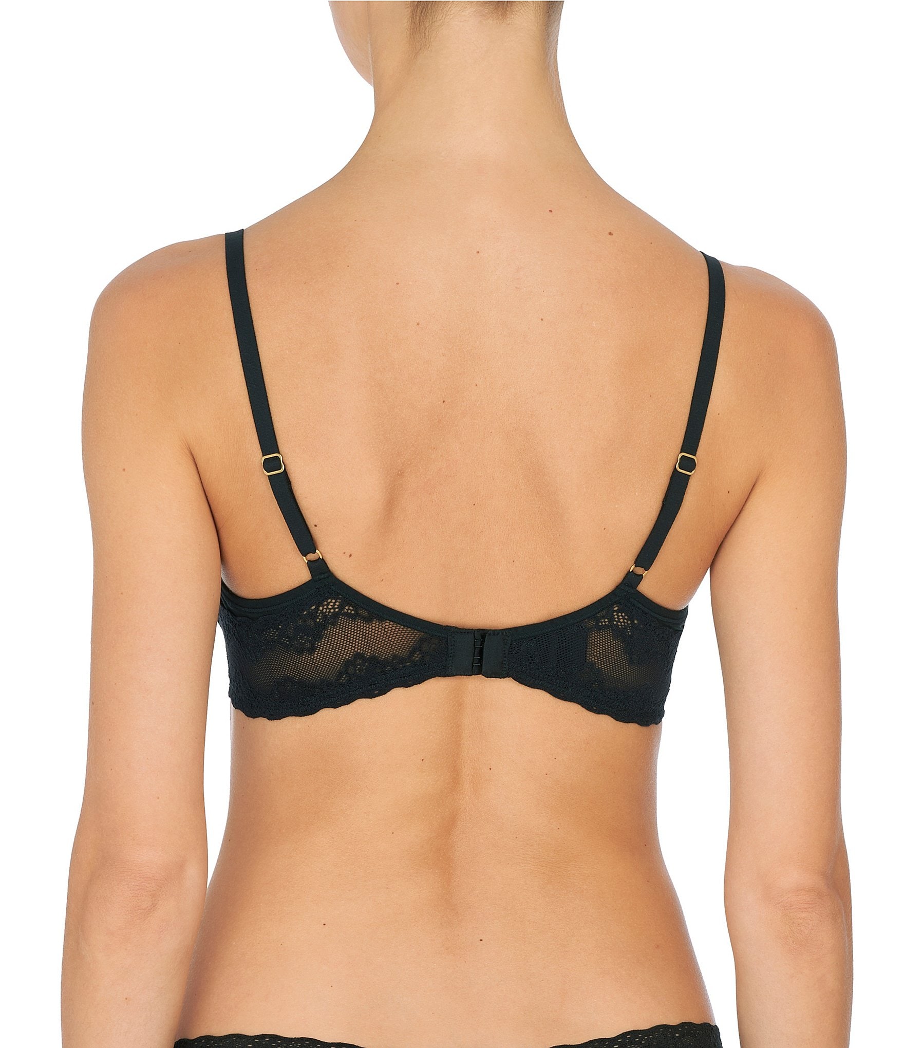 Natori Bliss Perfection Contour Underwire Lace Trim T-Shirt Bra