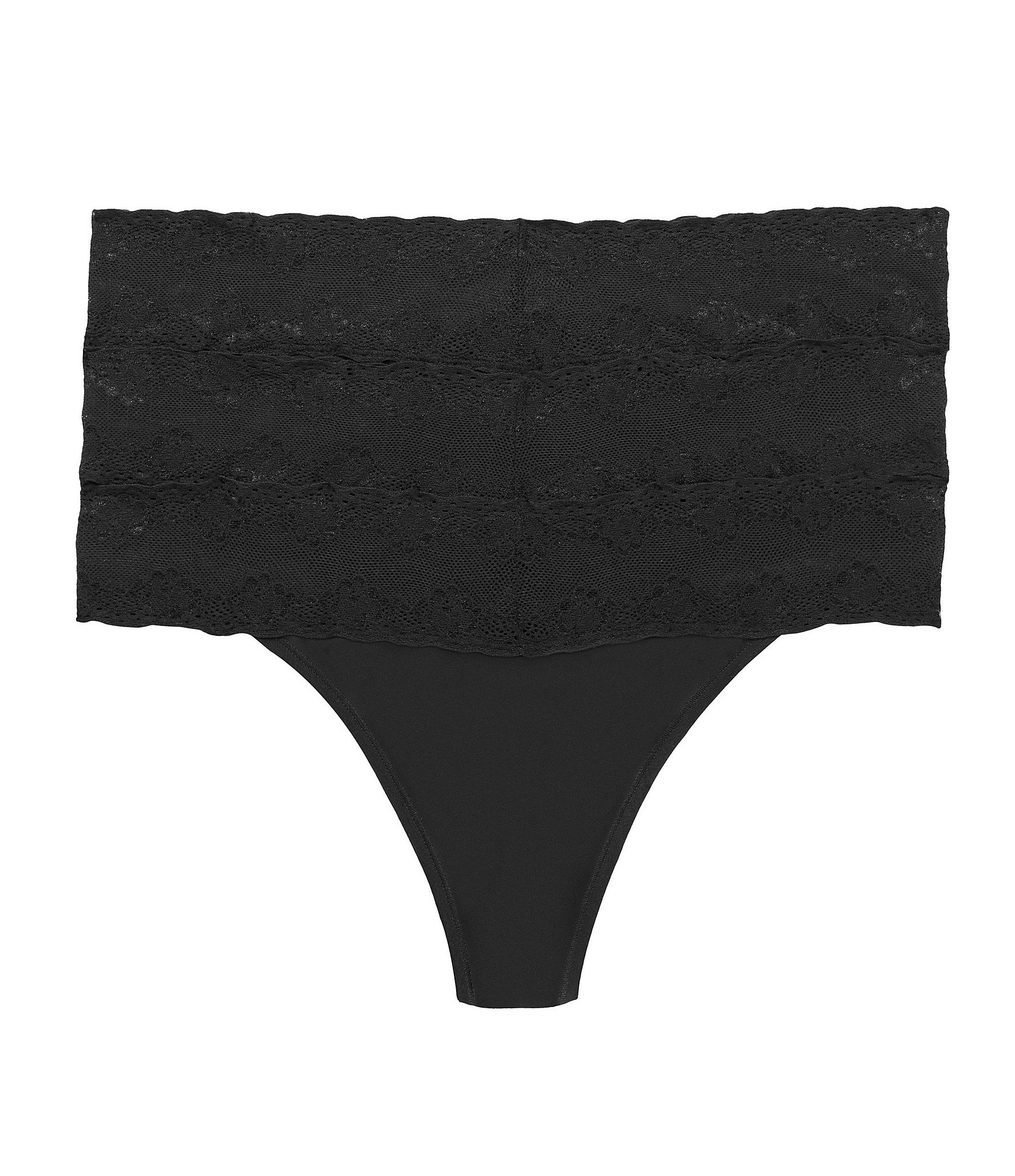 Natori Bliss Perfection Lace Trim Thong 3-Pack