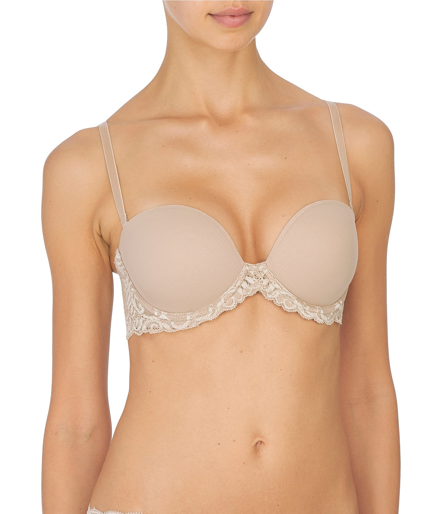 Natori Feather Plunge Strapless Bra