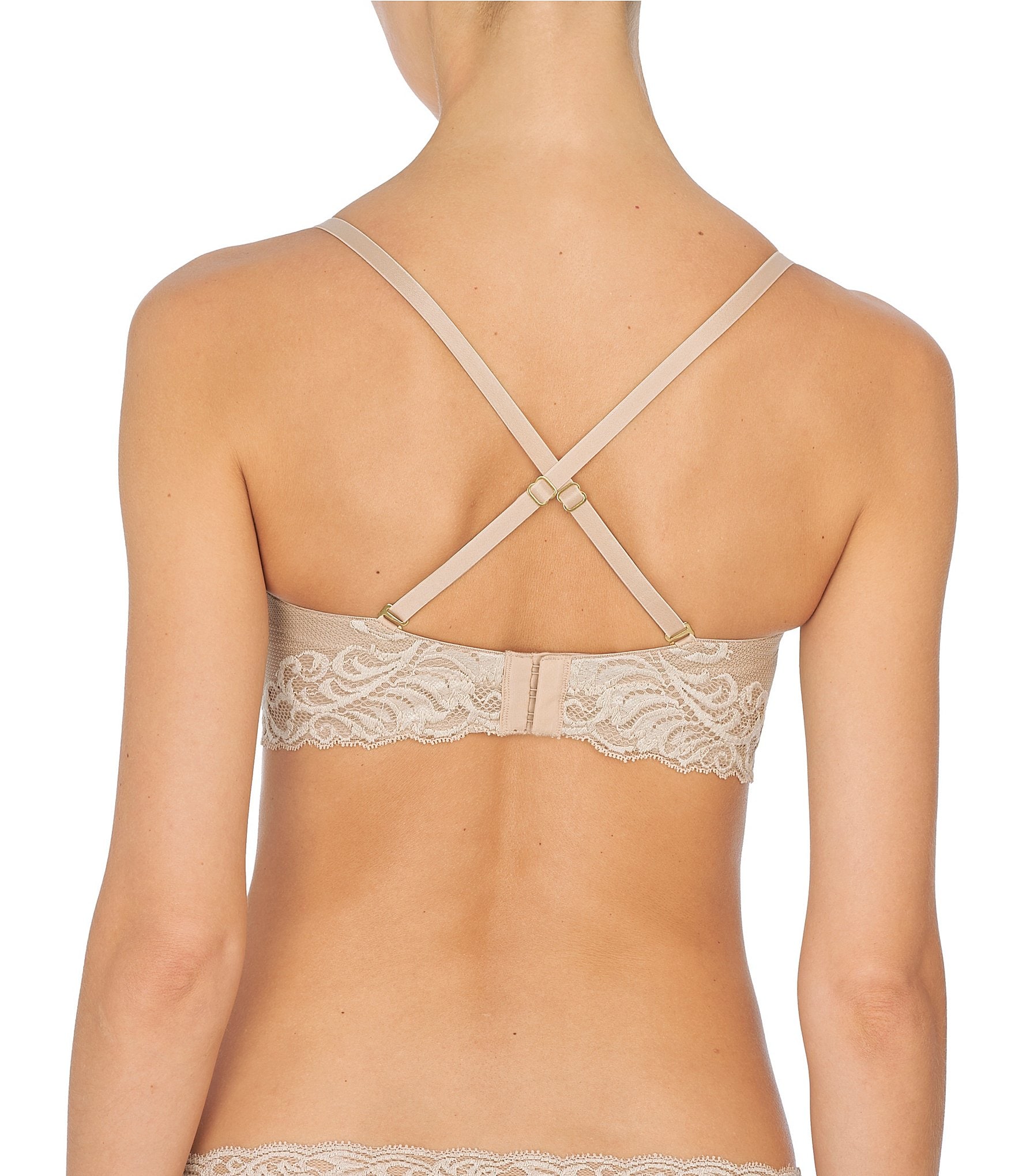 Natori Feather Plunge Strapless Bra