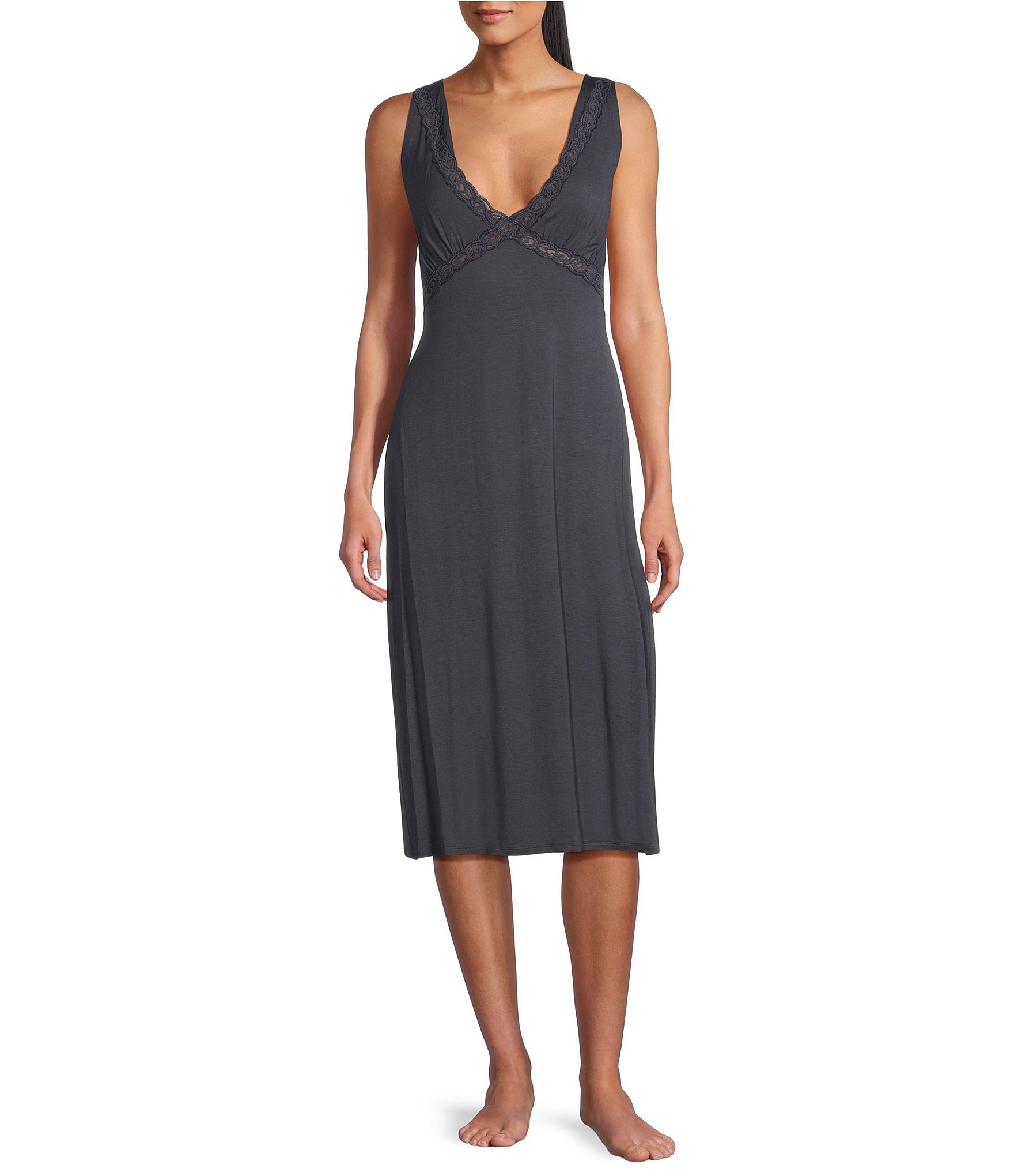 Natori Feathers Essentials Sleeveless Knit Nightgown Dillard's