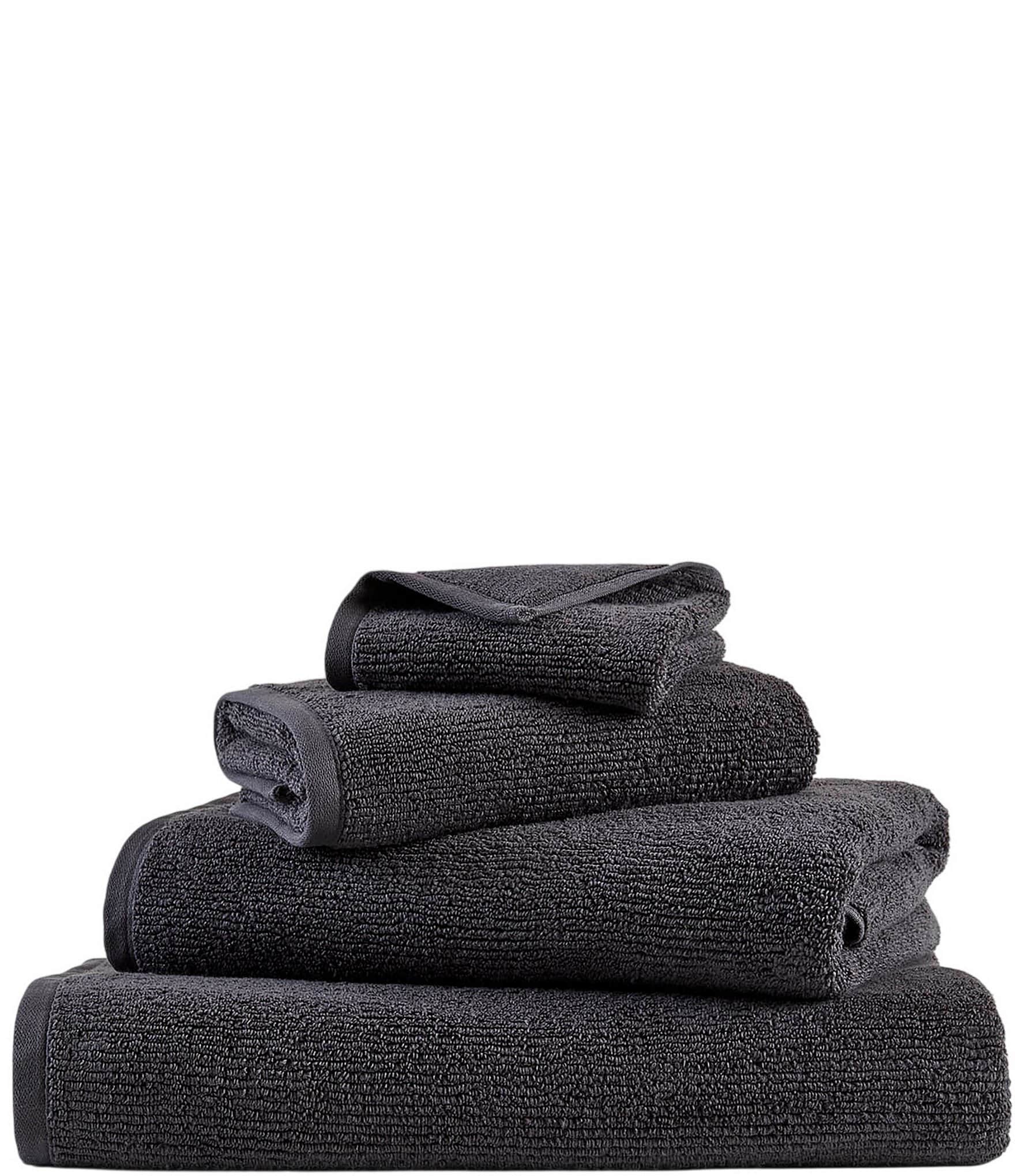 Natori Fine Rib Collection Zero Twist Cotton Bath Towels