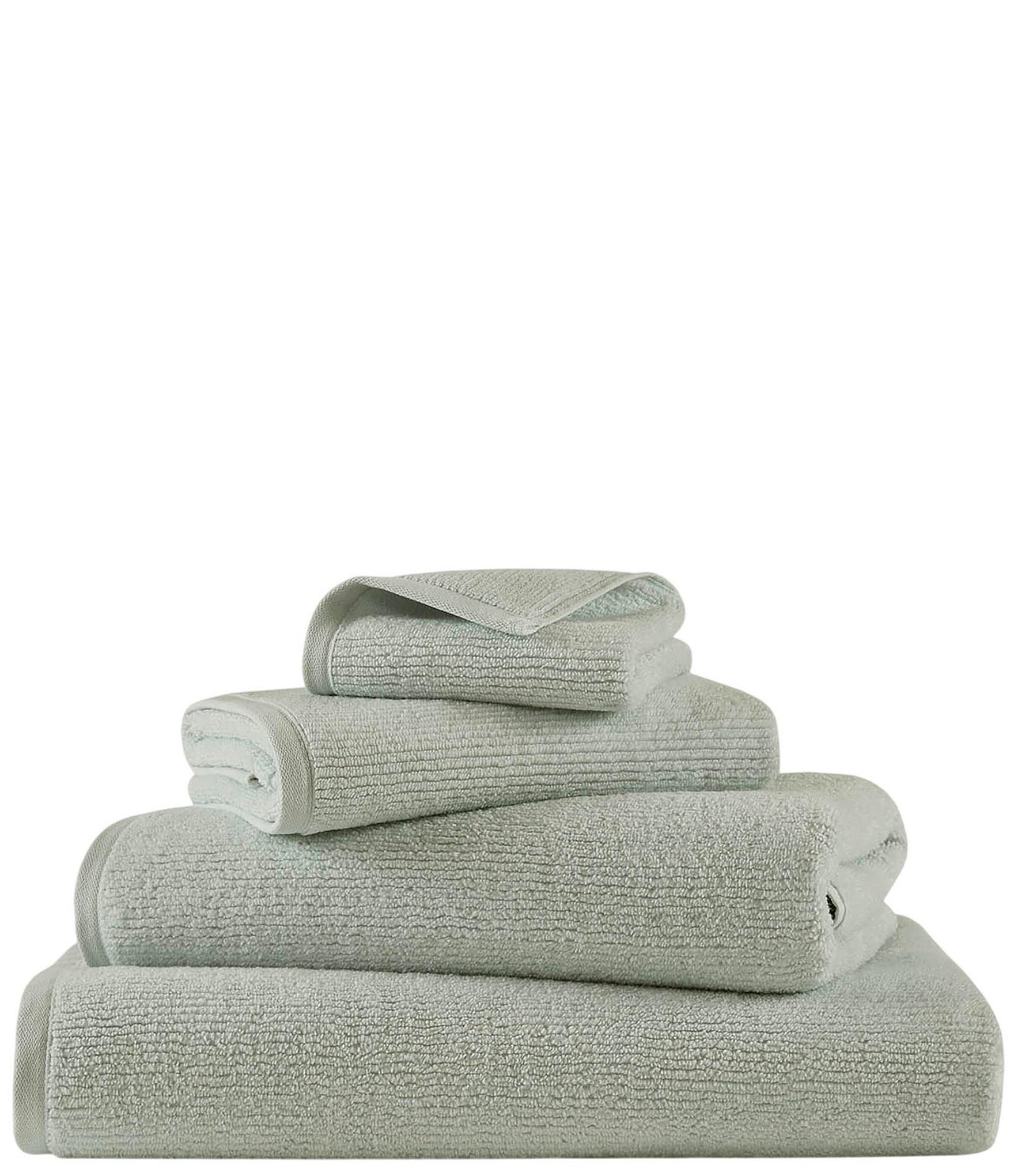 Natori Fine Rib Collection Zero Twist Cotton Bath Towels