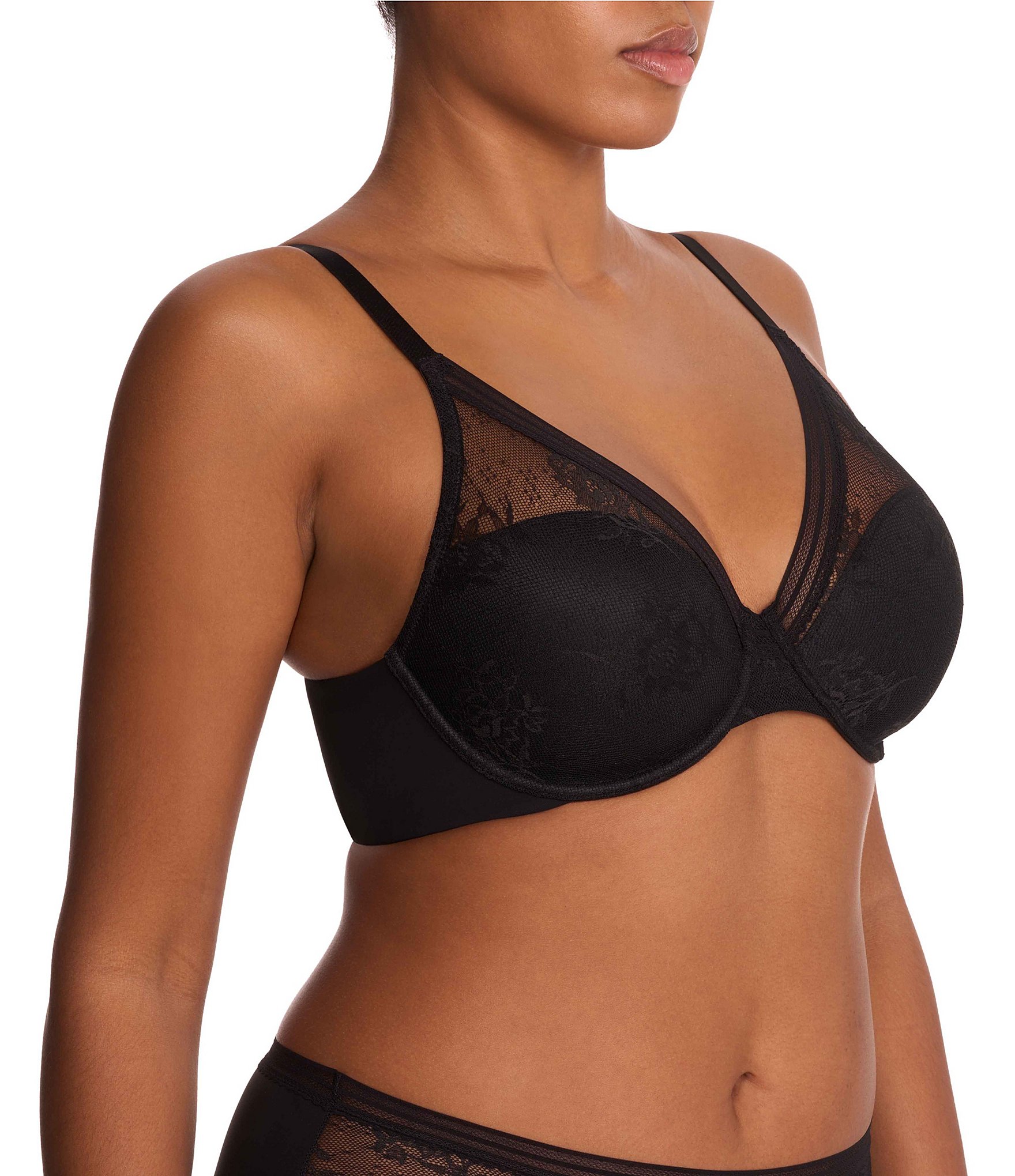 Natori Love Lace Full Coverage Plunge T-shirt Bra