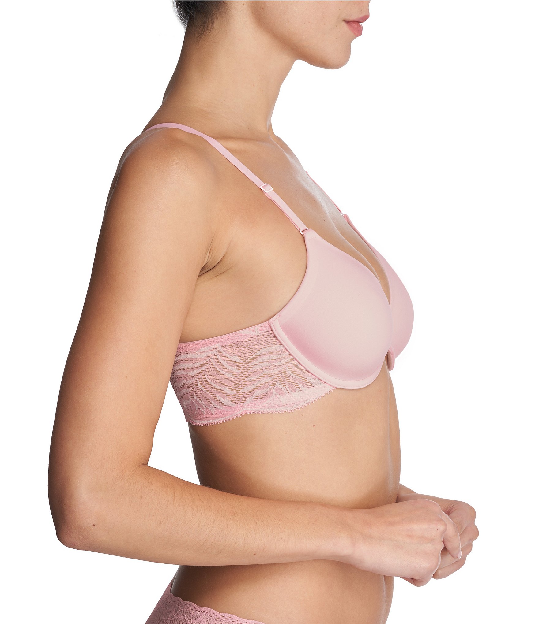 Natori Lush Front Closure Contour Racerback T-Shirt Bra