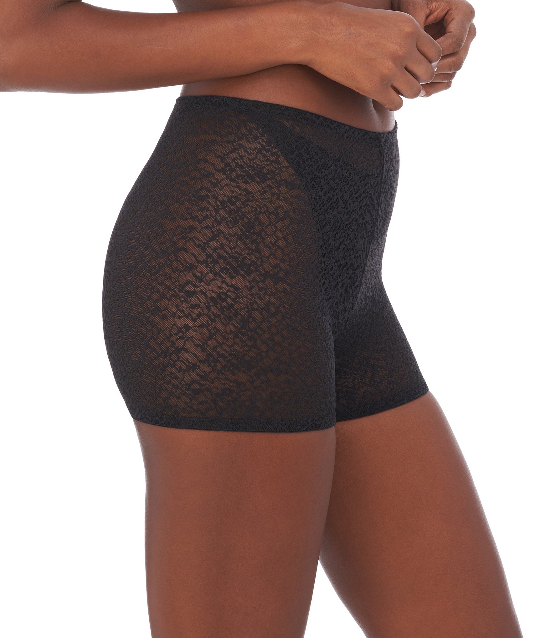 Natori Pretty Smooth: Smoothing Lace Boyshort