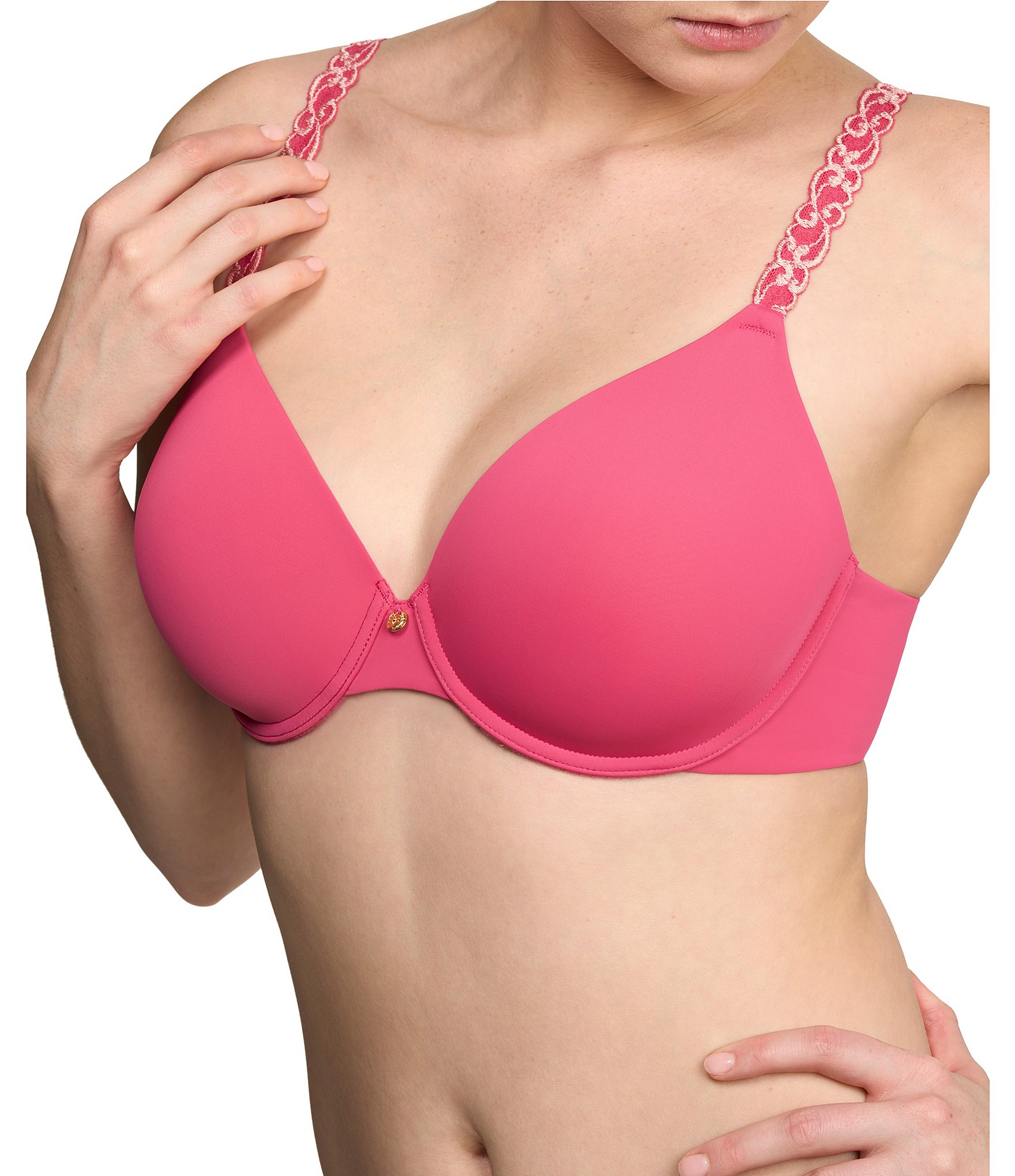 Natori Pure Luxe Seamless Full-Busted Underwire U-Back Contour T-Shirt Bra