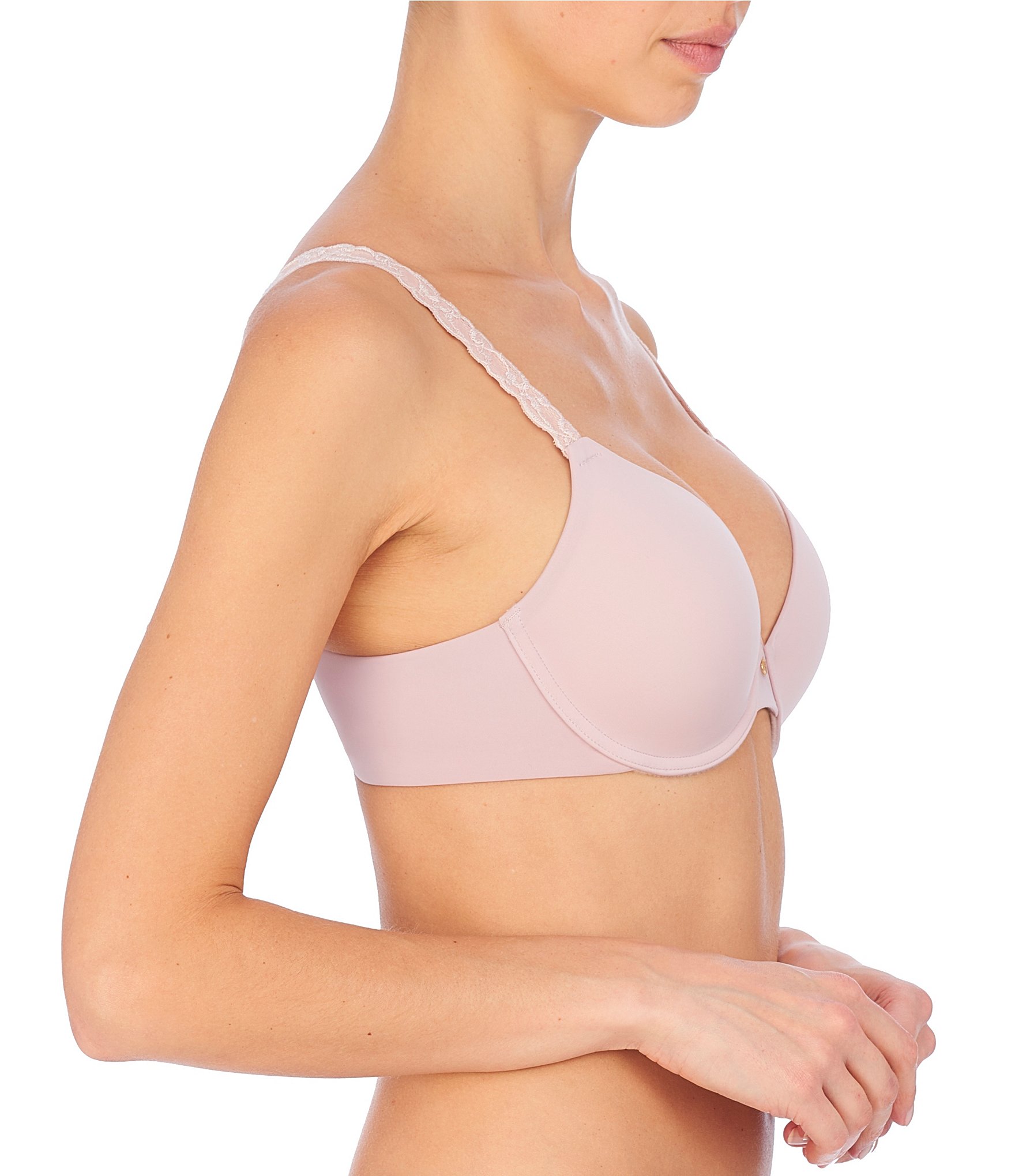 Natori Pure Luxe Seamless Full-Busted Underwire U-Back Contour T-Shirt Bra