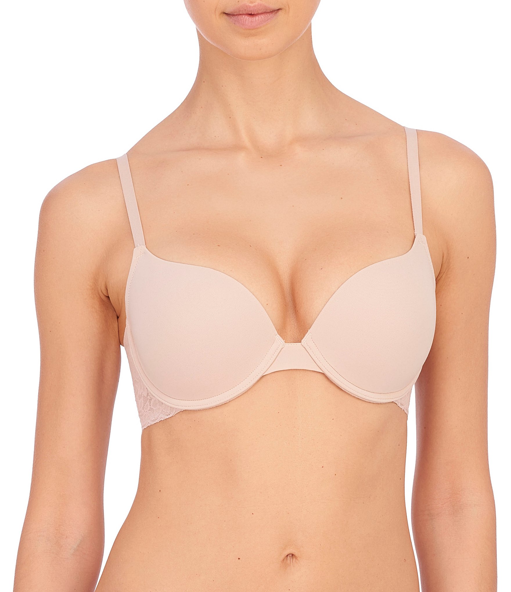 Natori Sheer Glamour Push-Up Underwire Bra