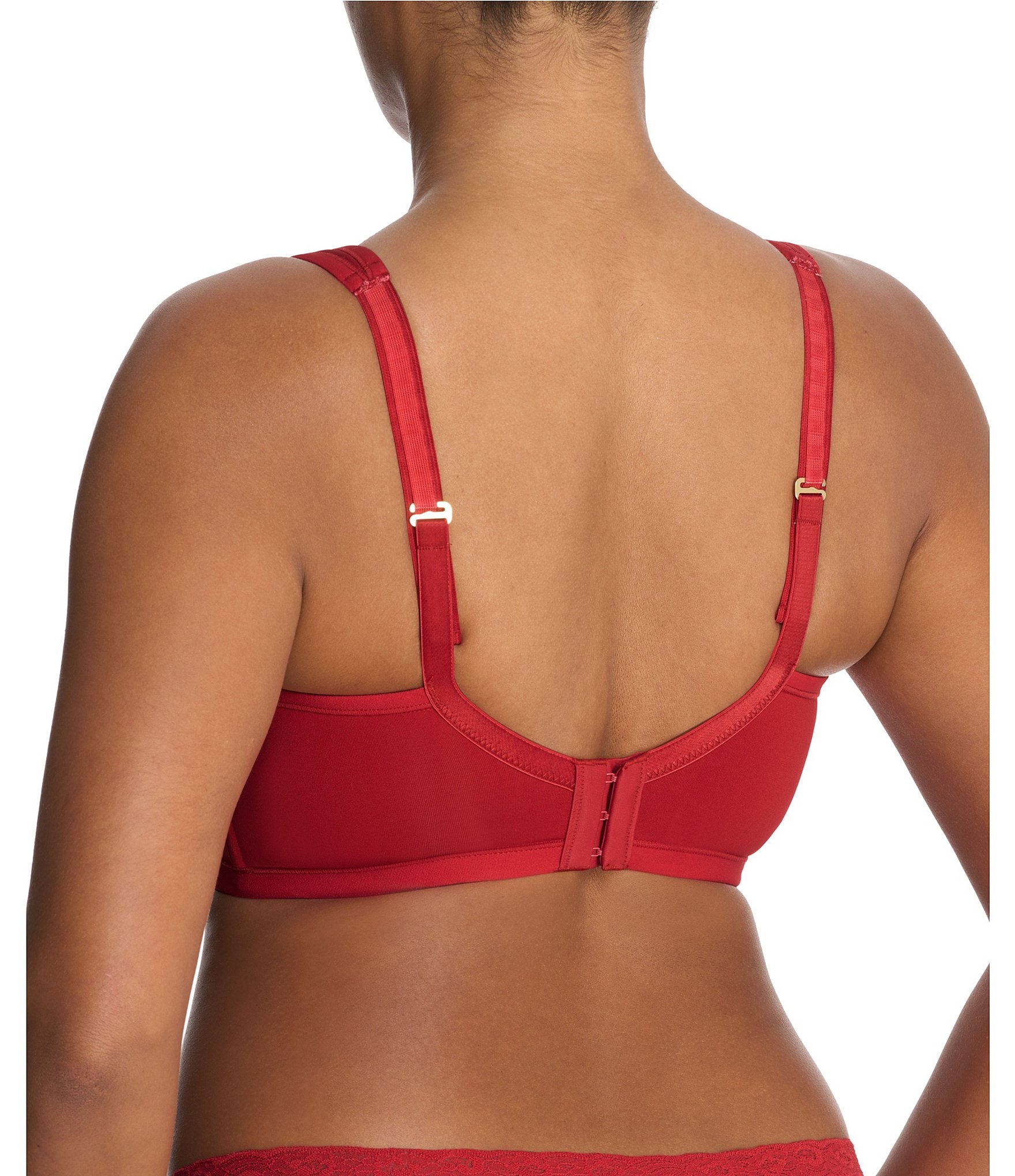 Natori Yogi Seamless Convertible U-Back to Racerback Full-Busted Contour Underwire Sports Bra