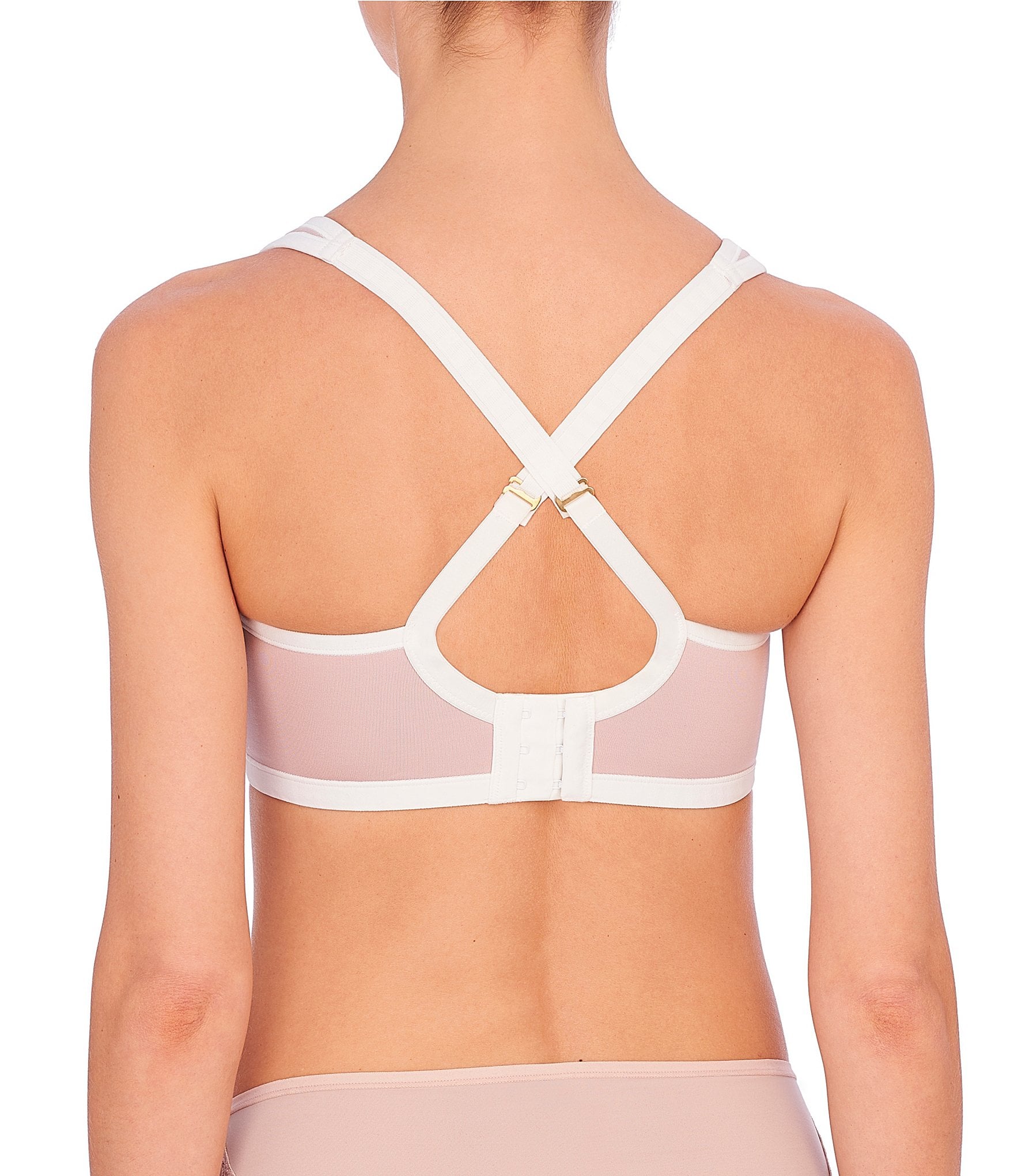 Natori Yogi Seamless Convertible U-Back to Racerback Full-Busted Contour Underwire Sports Bra