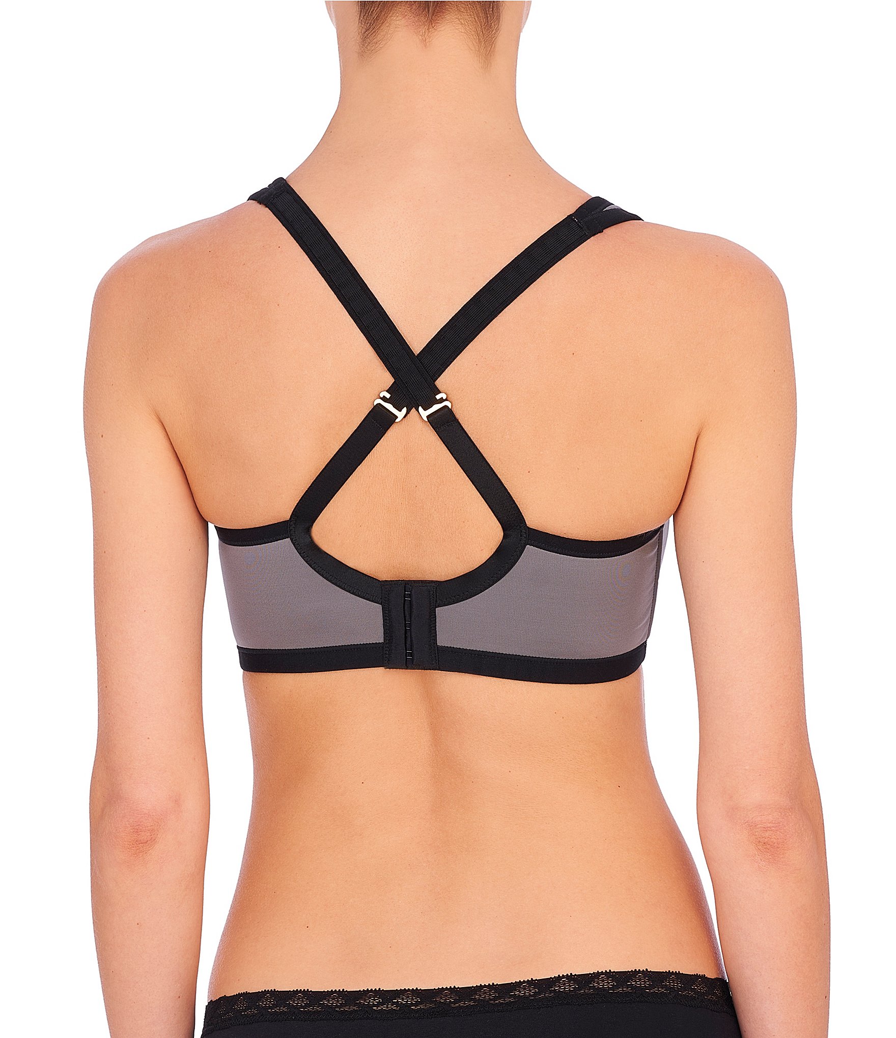 Natori Yogi Seamless Convertible U-Back to Racerback Full-Busted Contour Underwire Sports Bra