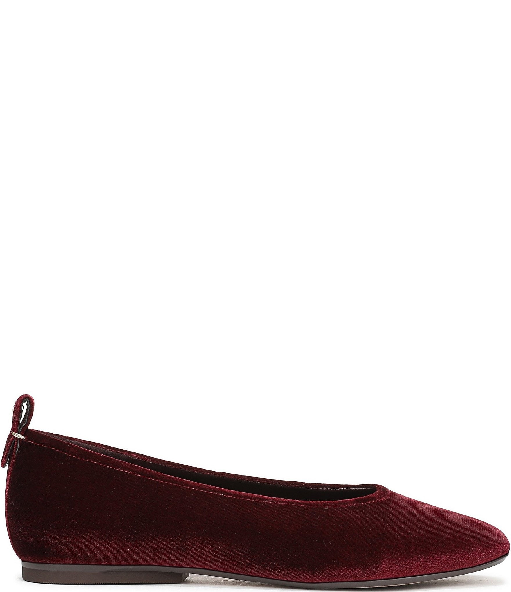 Naturalizer 27 Edit Carla Velvet Square Toe Ballet Flats