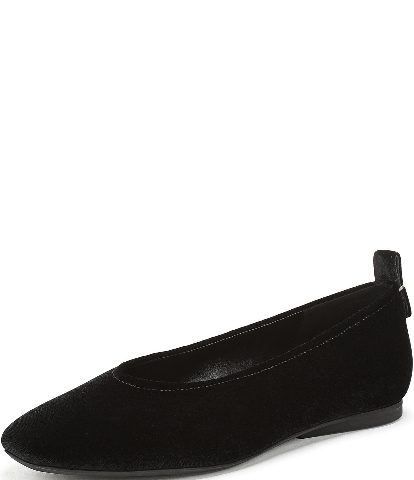 Naturalizer 27 Edit Carla Velvet Square Toe Ballet Flats