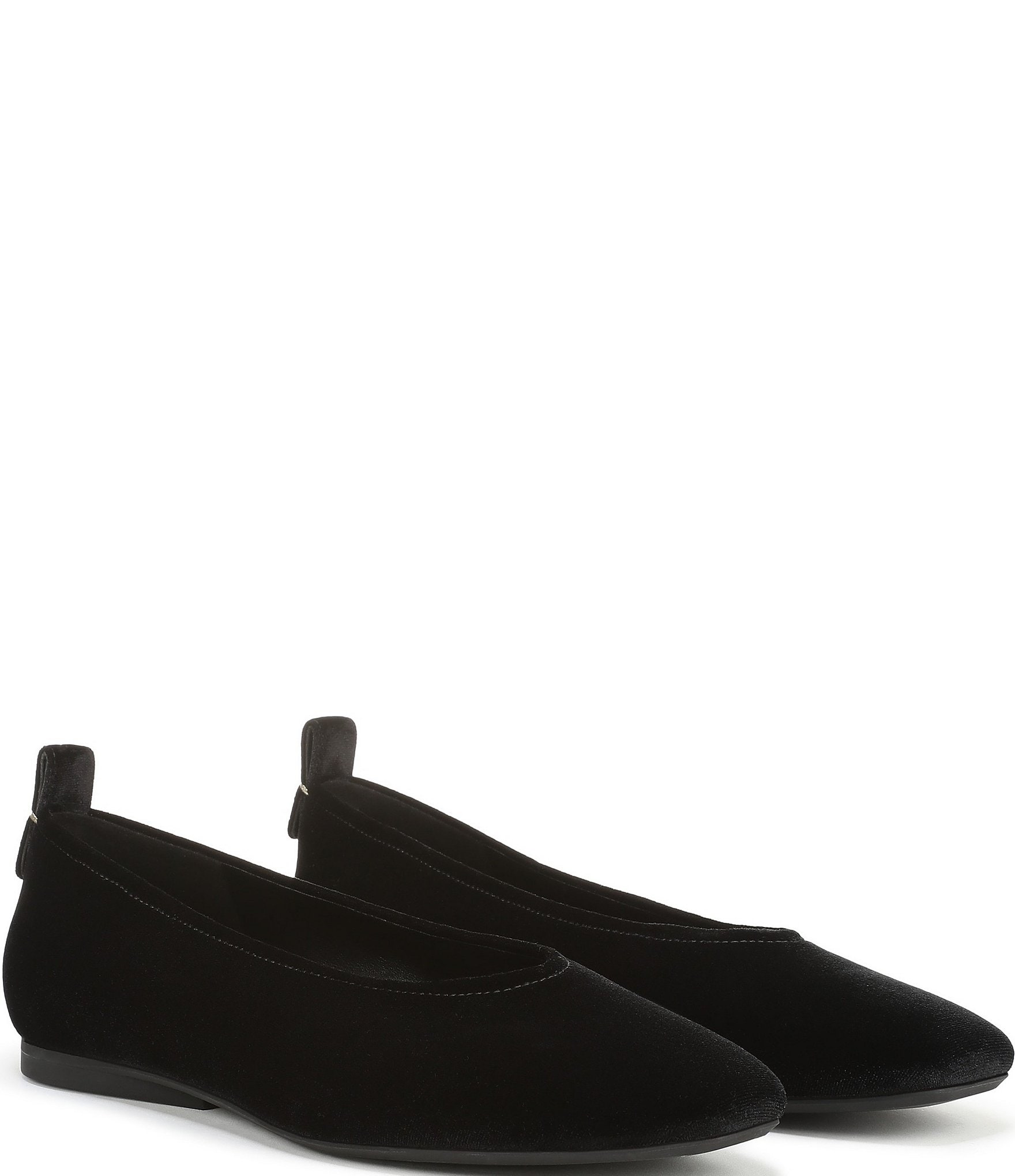 Naturalizer 27 Edit Carla Velvet Square Toe Ballet Flats