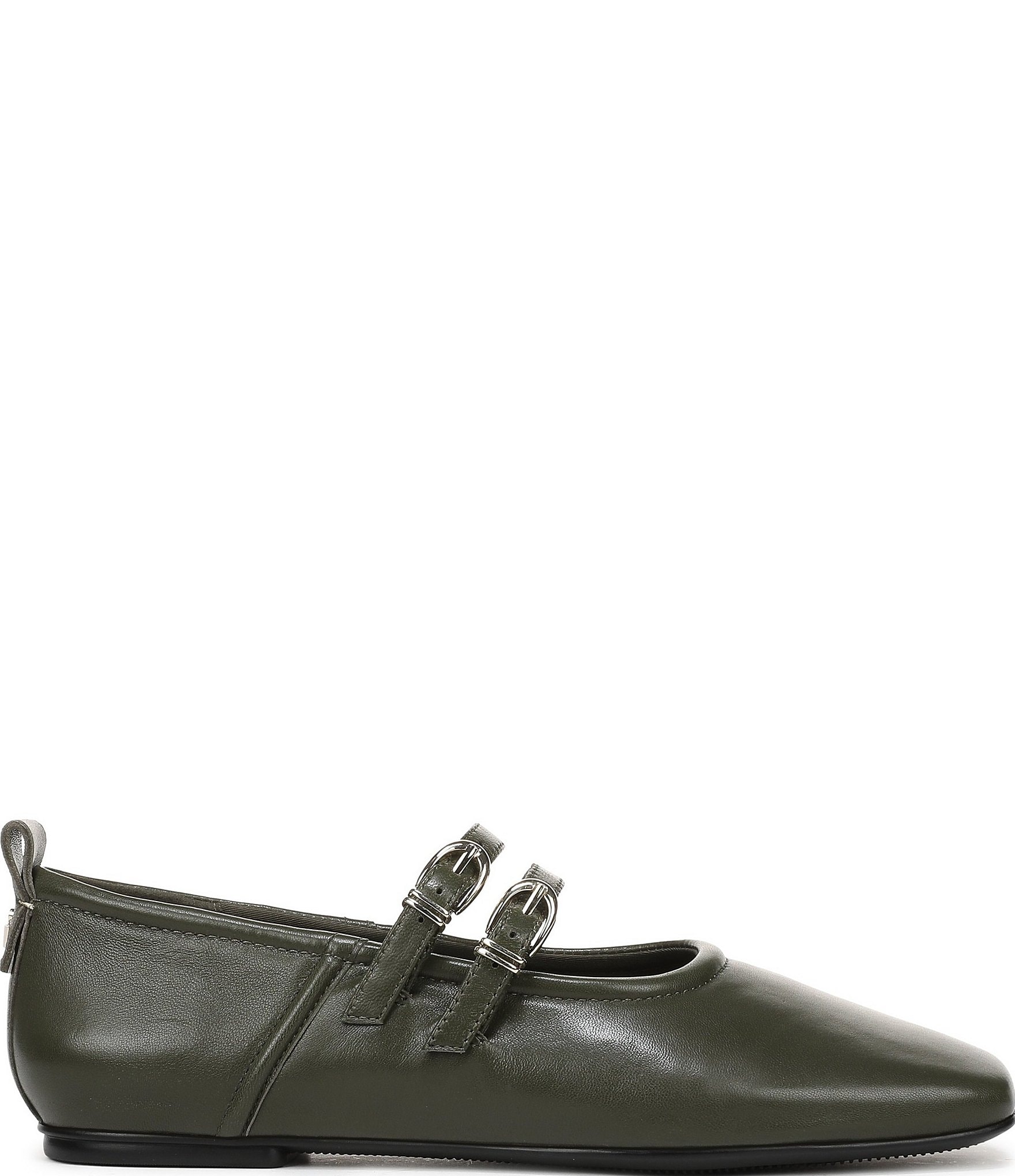 Naturalizer 27 EDIT Dawn Leather Square Toe Mary Jane Flats