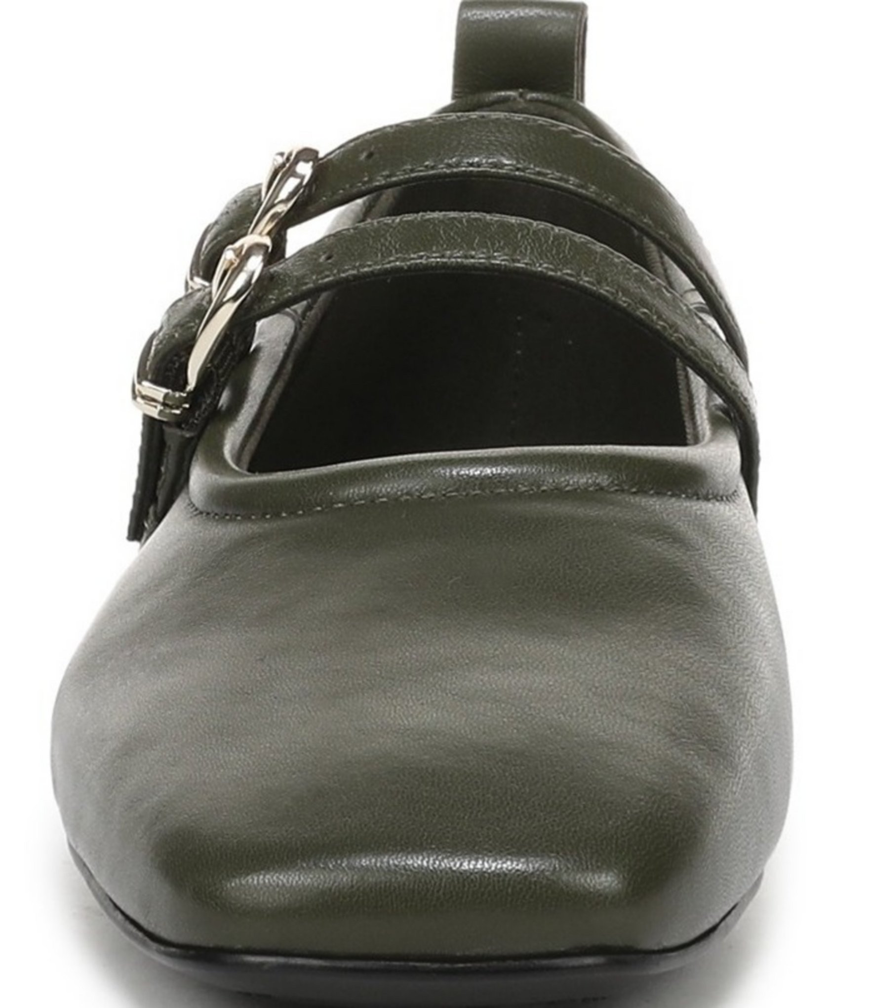Naturalizer 27 EDIT Dawn Leather Square Toe Mary Jane Flats