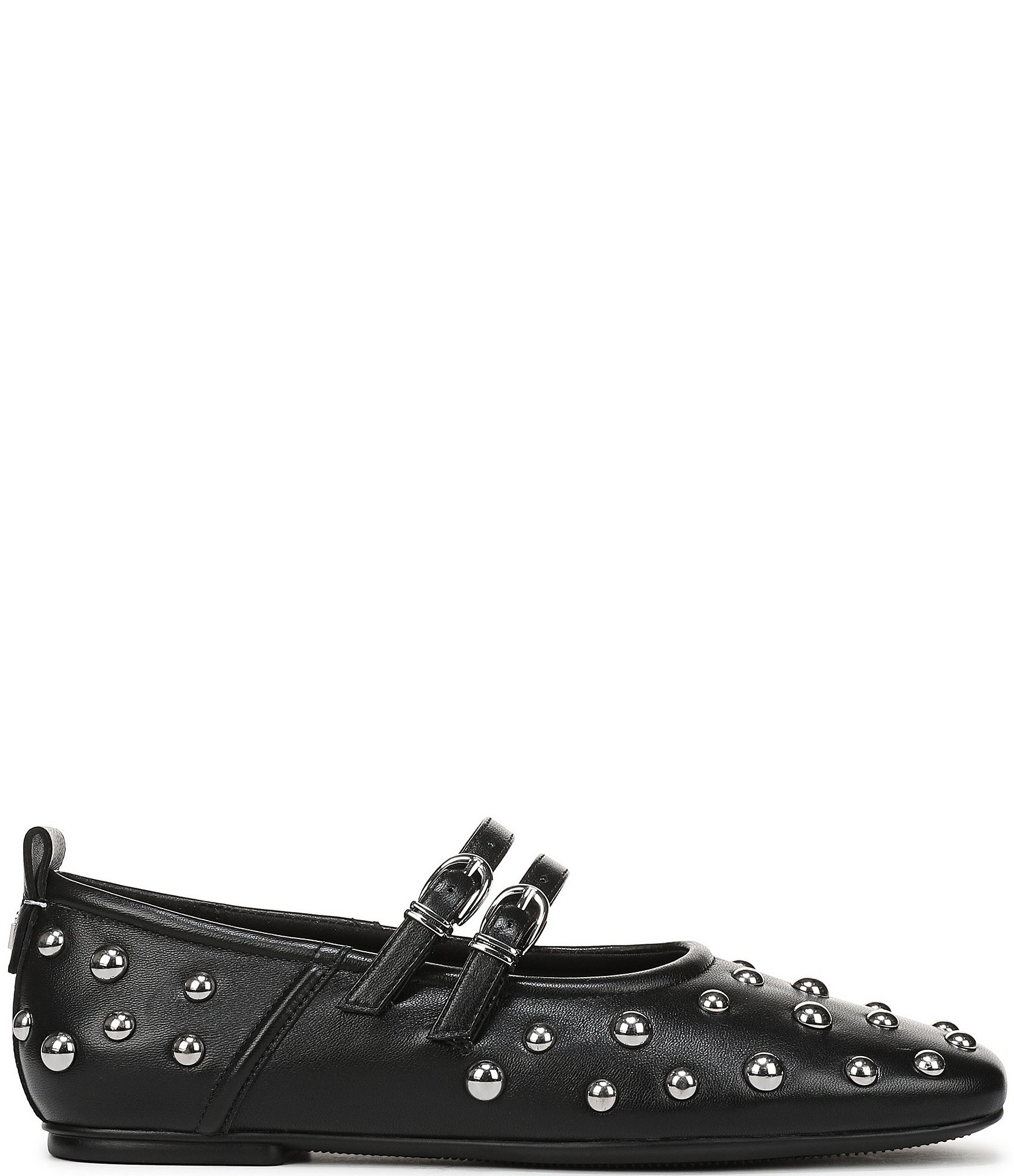 Naturalizer 27 EDIT Dawn Studded Leather Square Toe Mary Jane Flats