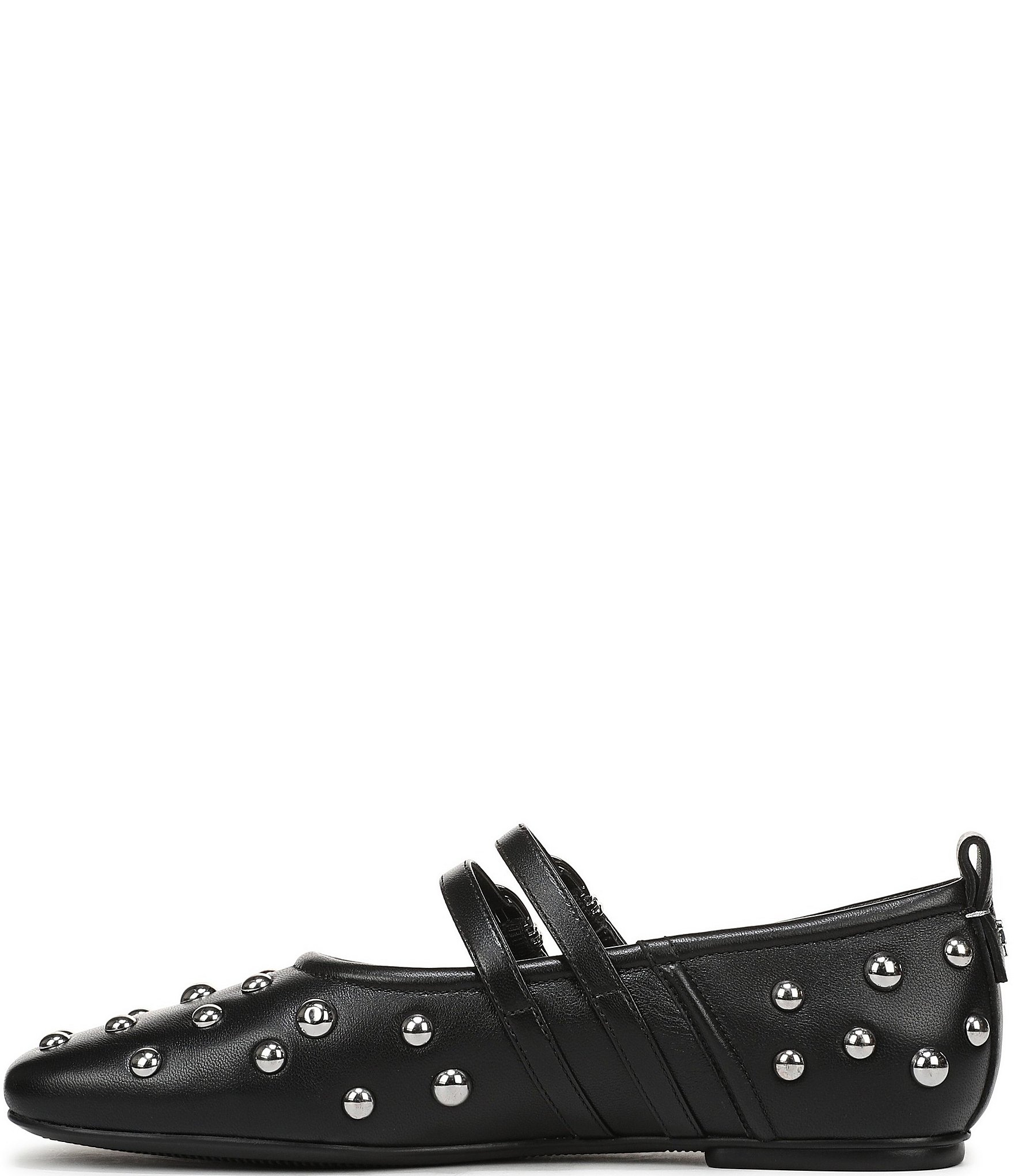 Naturalizer 27 EDIT Dawn Studded Leather Square Toe Mary Jane Flats