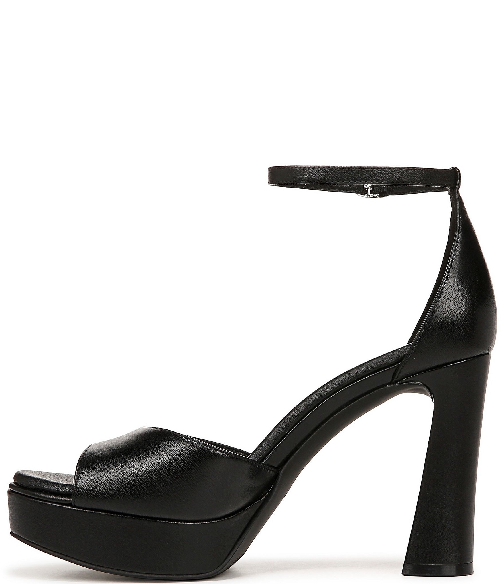 Naturalizer 27 EDIT Delphie Leather Ankle Strap Platform Dress Sandals