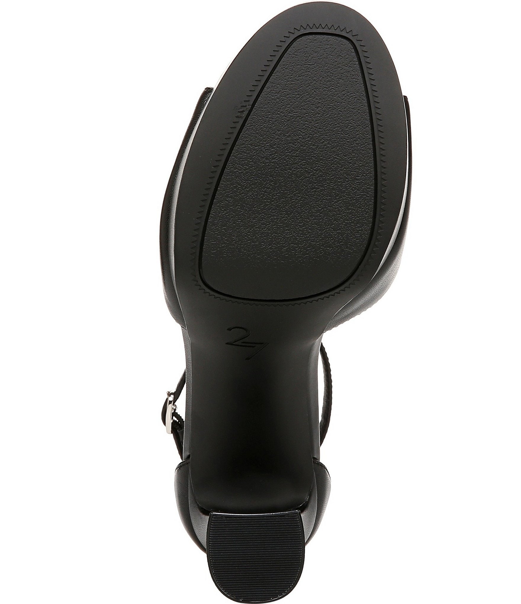 Naturalizer 27 EDIT Delphie Leather Ankle Strap Platform Dress Sandals