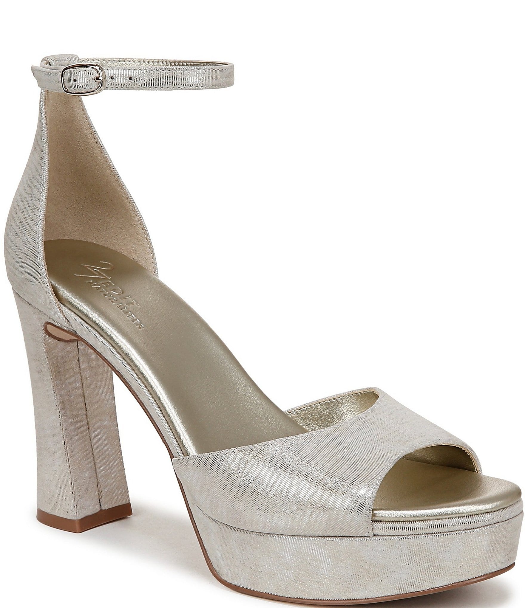【限定セール！】 EDIT 27 Naturalizer Delphie Strap Ankle Leather Metallic 靴