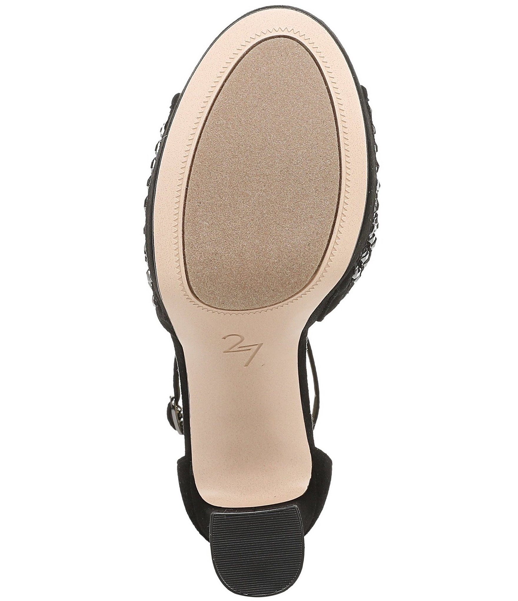 Naturalizer 27 EDIT Delphie Suede Ankle Strap Platform Dress Sandals