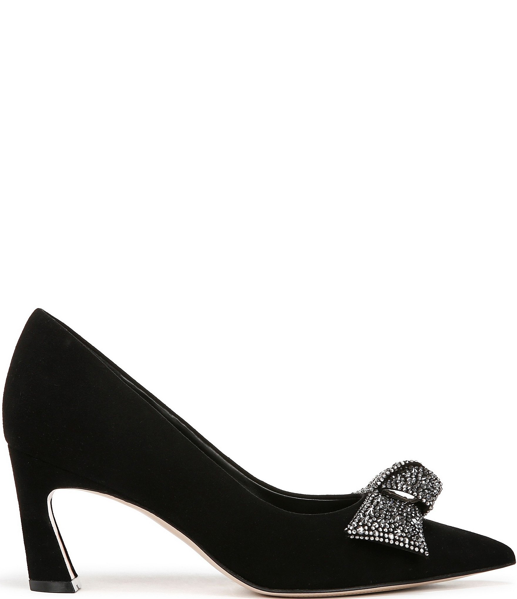 Naturalizer 27 EDIT Emery Embellished Bow Suede Pumps