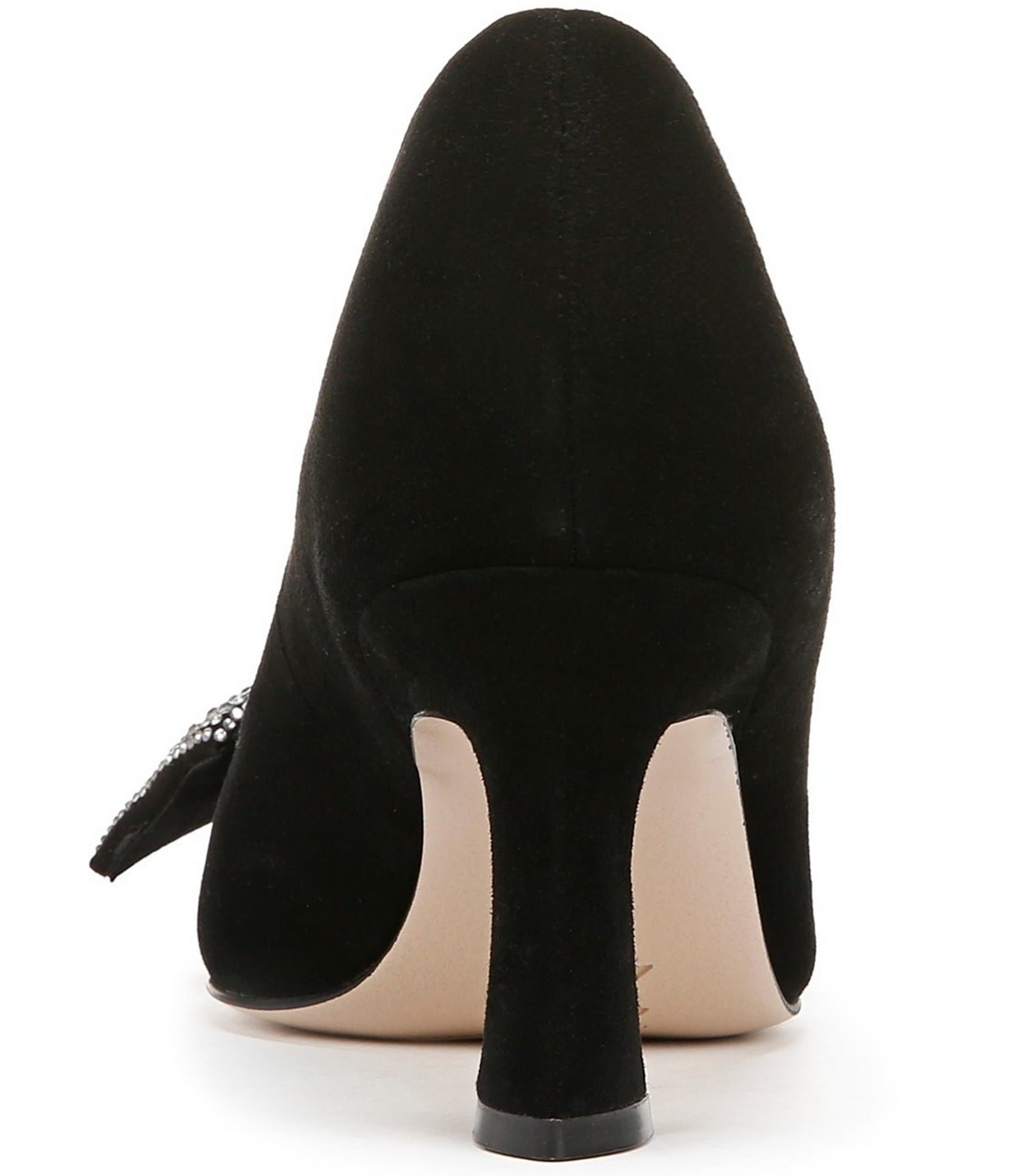 Naturalizer 27 EDIT Emery Embellished Bow Suede Pumps