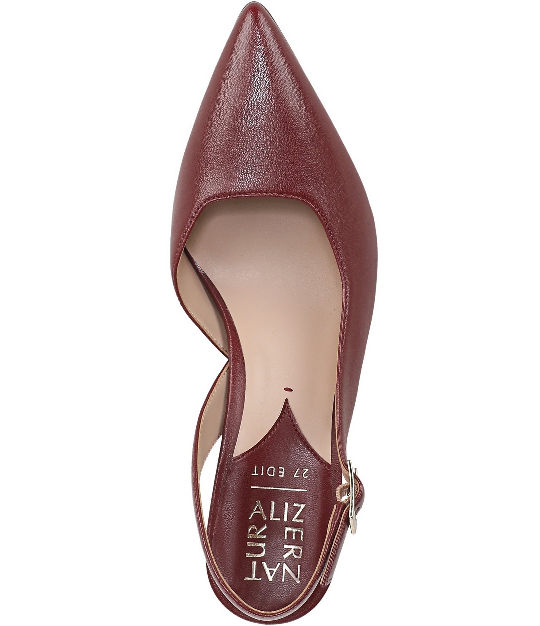 Naturalizer 27 EDIT Felicia Leather Slingback Dress Pumps