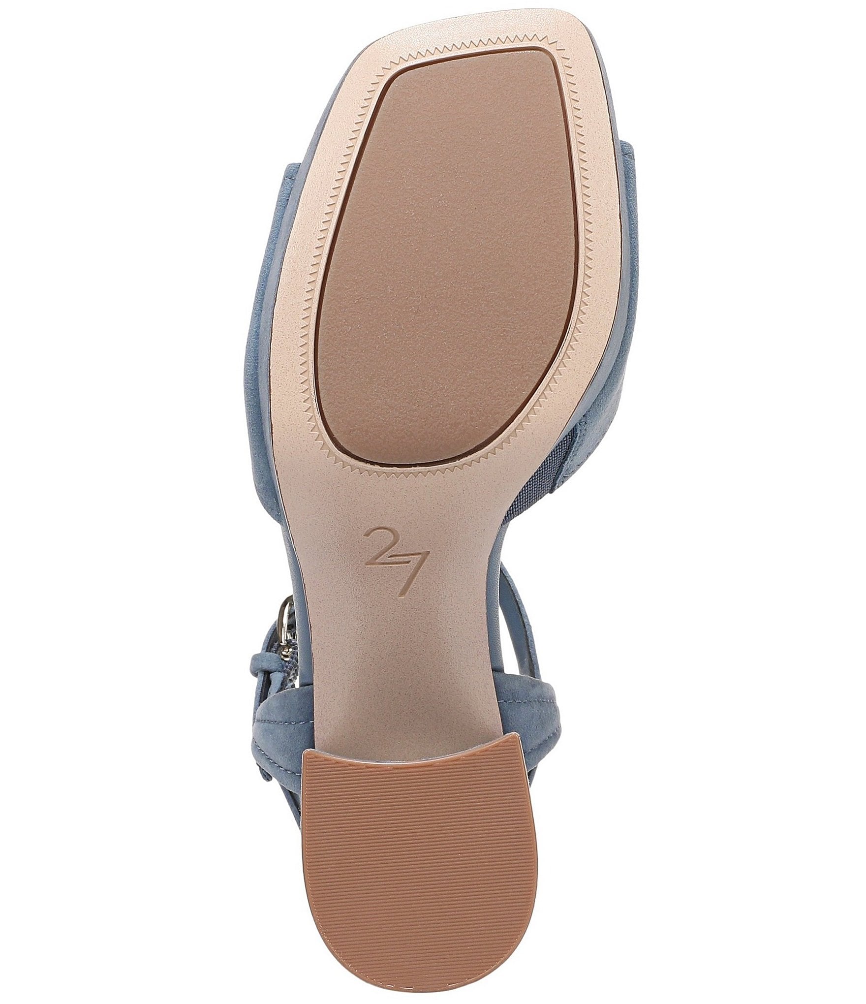 Naturalizer 27 EDIT Paige Suede Platform Block Heel Sandals