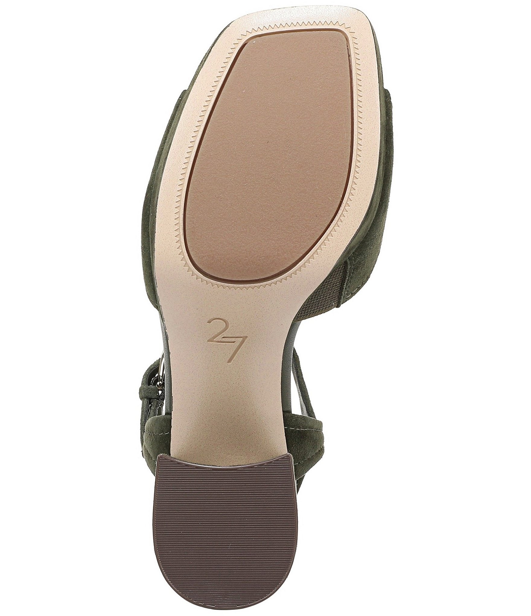 Naturalizer 27 EDIT Paige Suede Platform Block Heel Sandals