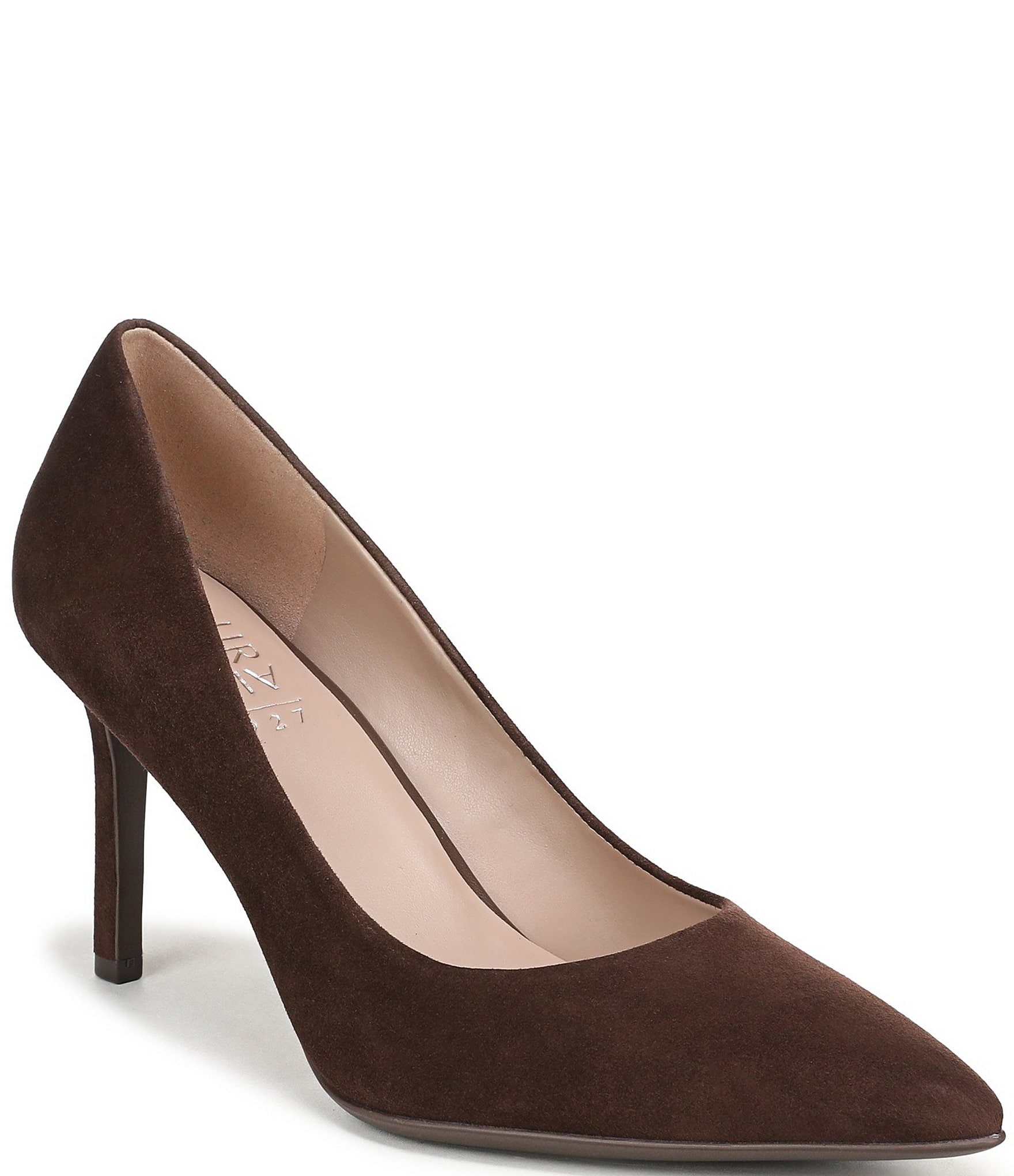Naturalizer Anna Suede Pointed Toe Pumps
