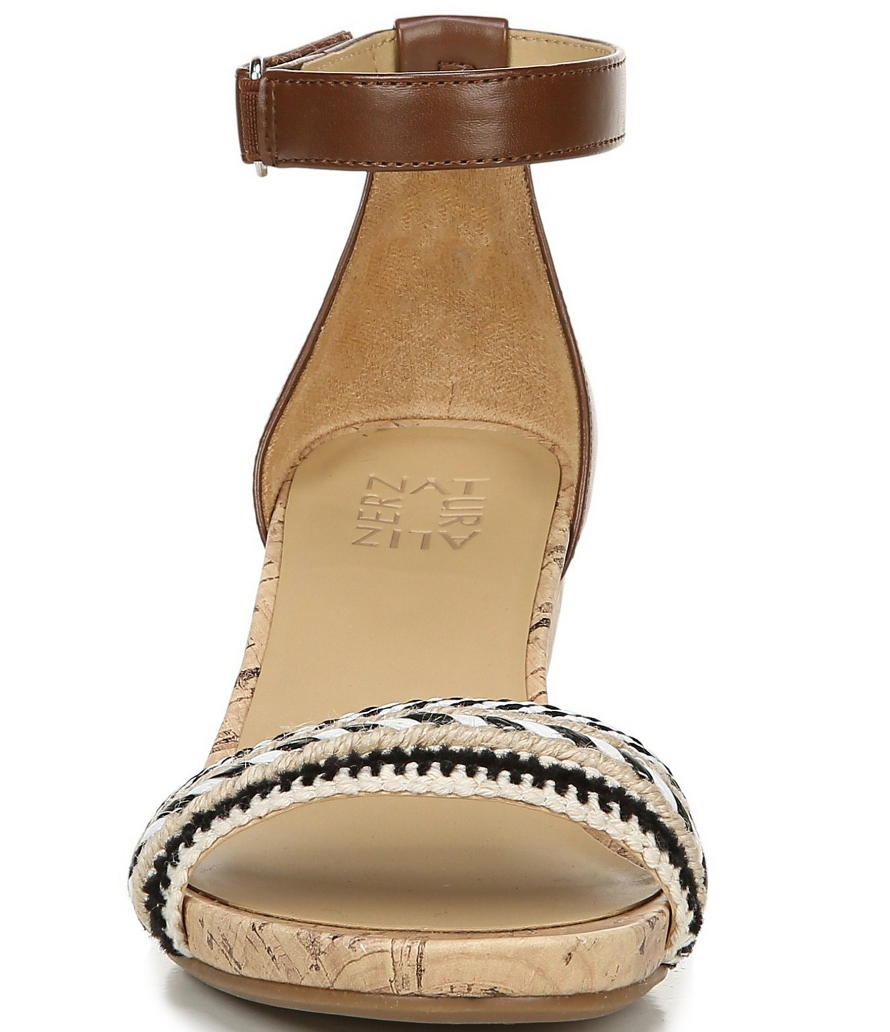 Naturalizer Areda Ankle Strap Wedge Sandals