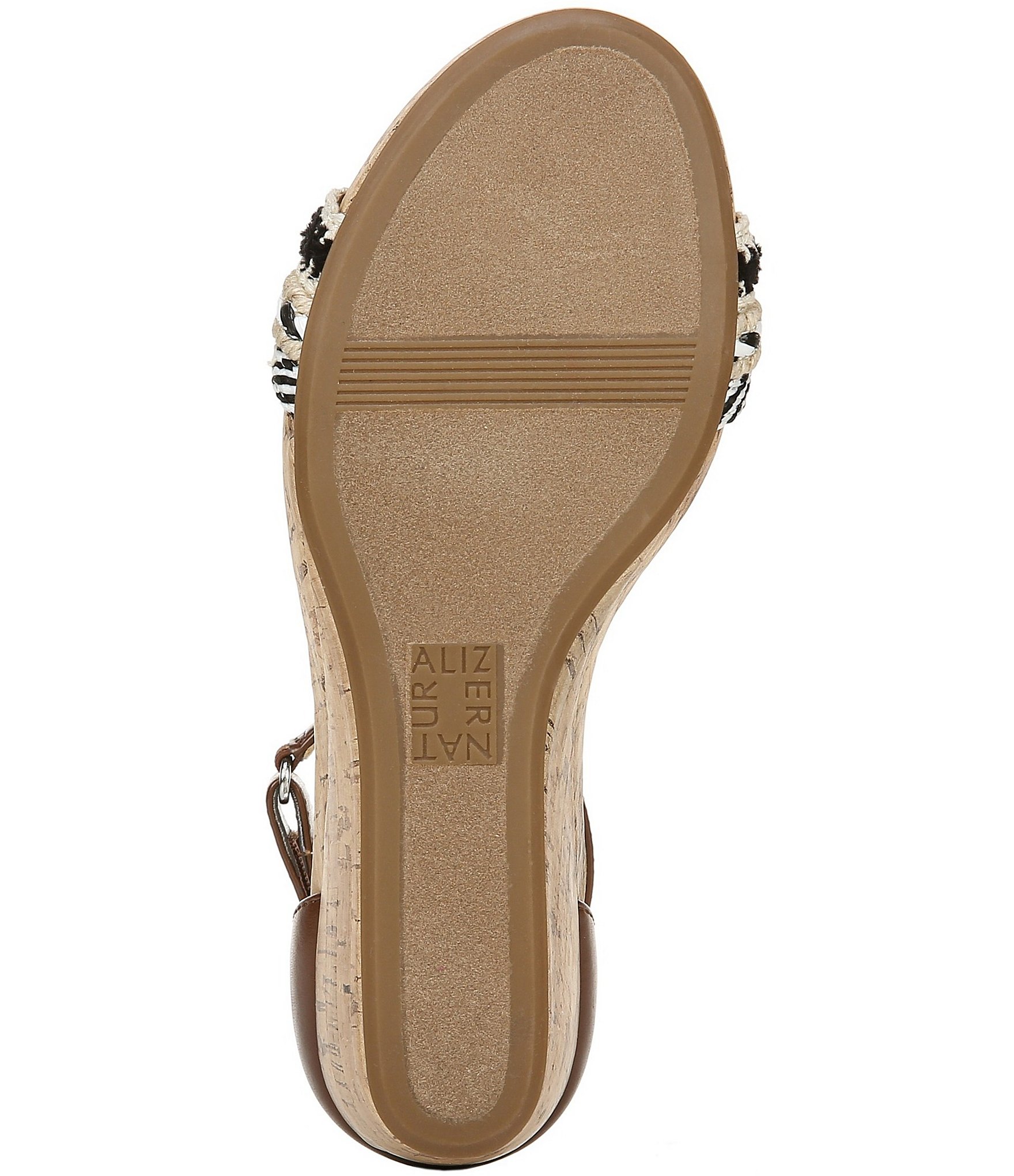 Naturalizer Areda Ankle Strap Wedge Sandals