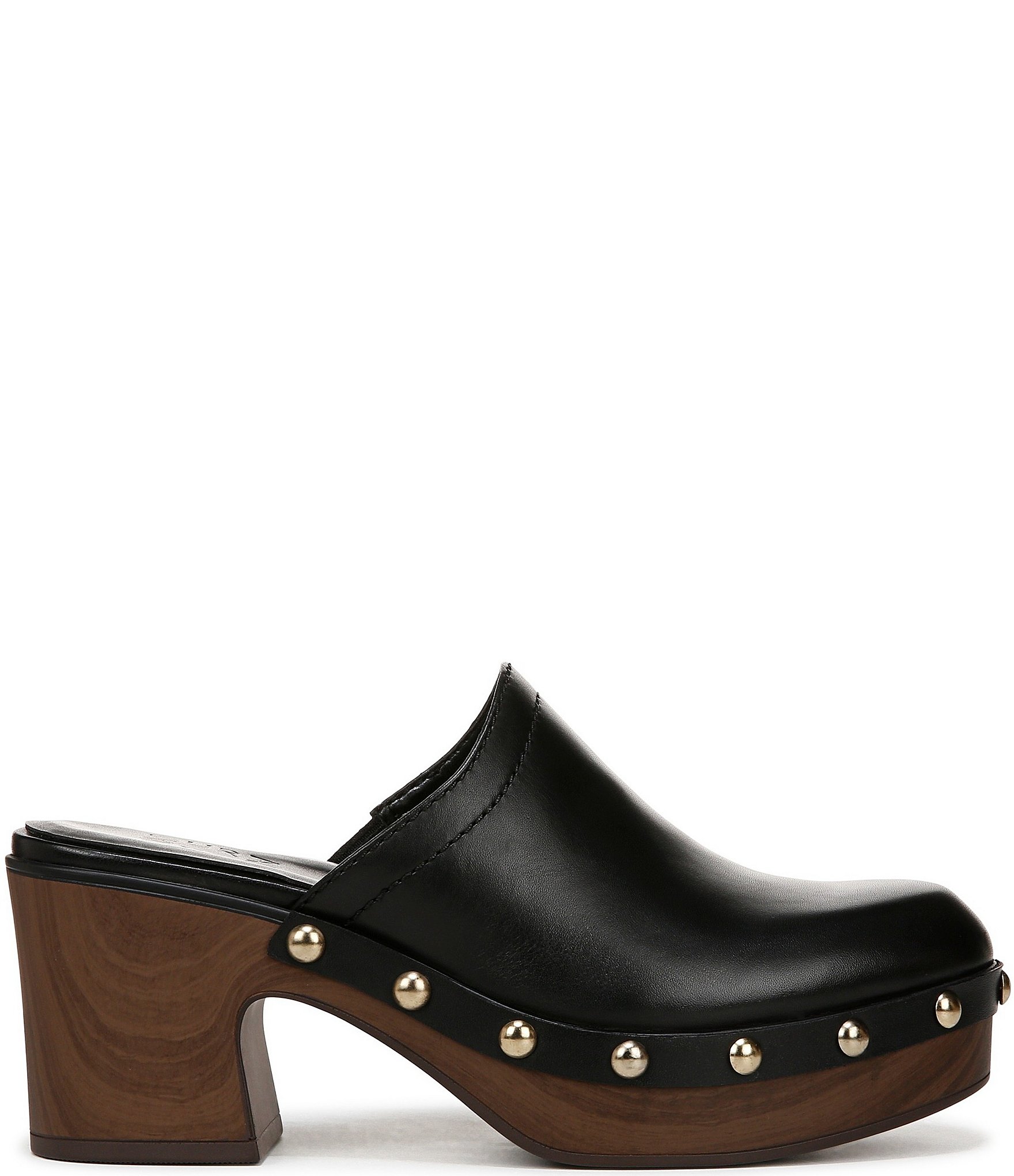 Naturalizer Bailey Leather Studded Clogs