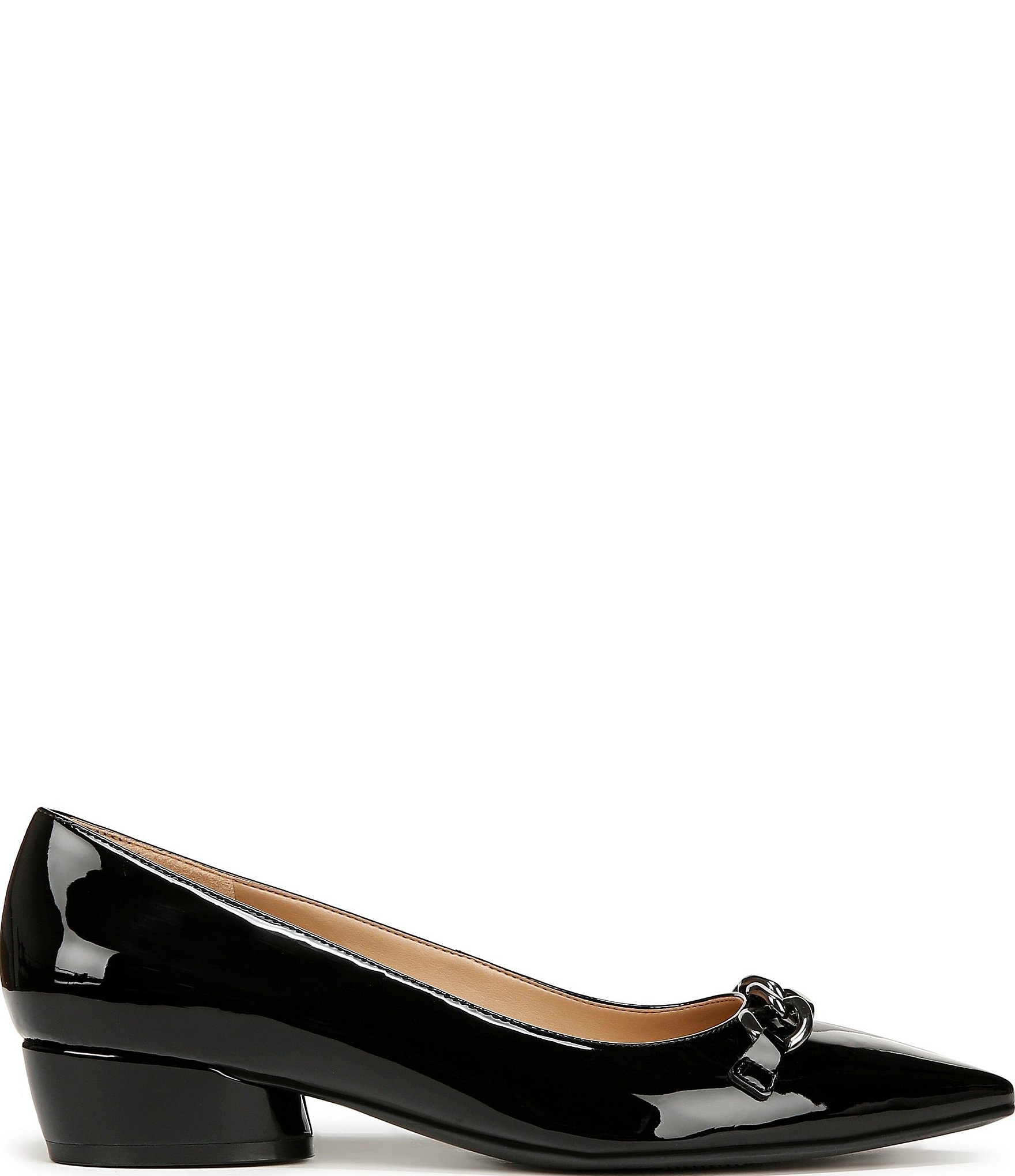 Naturalizer Becca Patent Chain Detail Pumps
