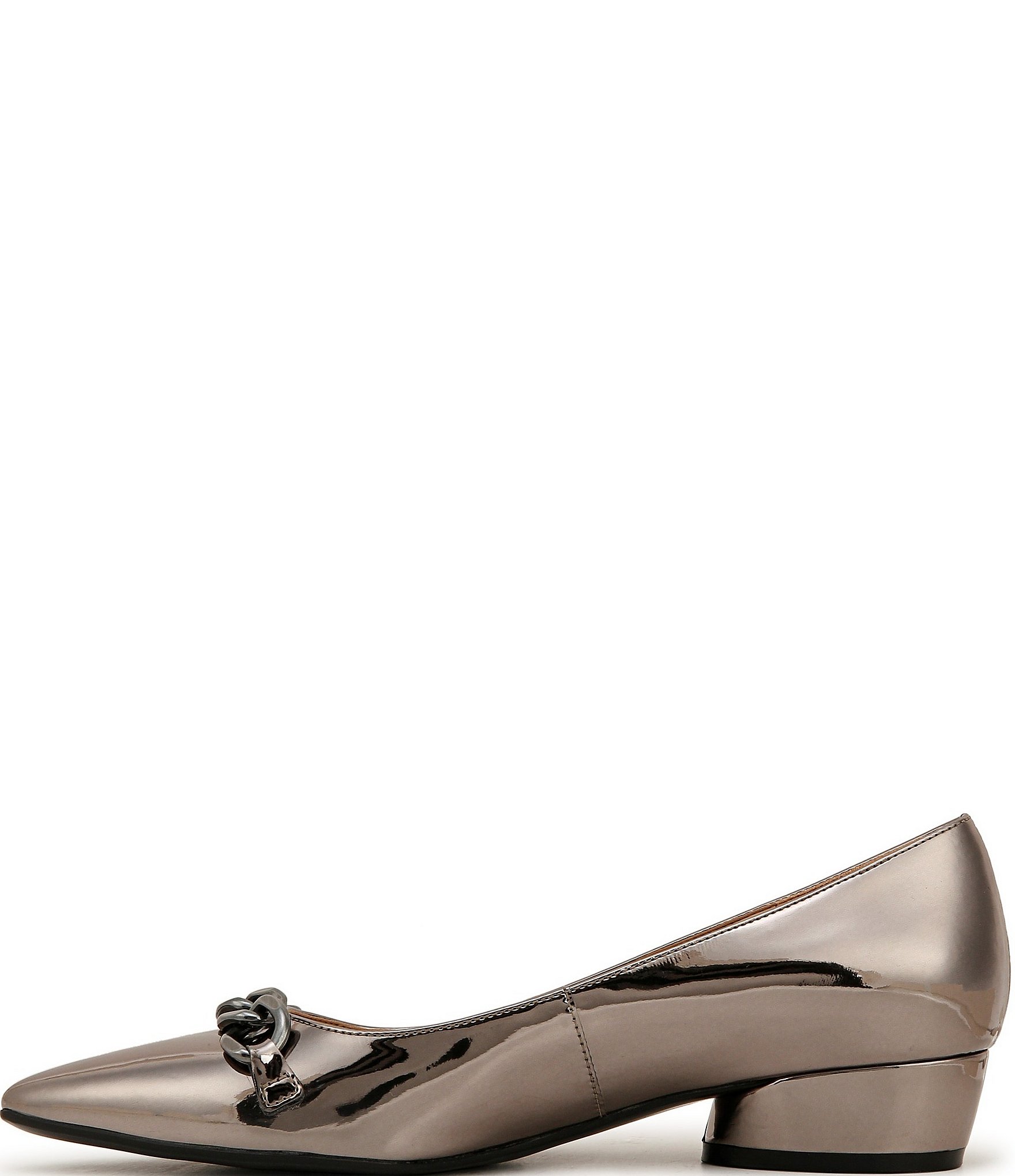 Naturalizer Becca Chain Detail Metallic Flats