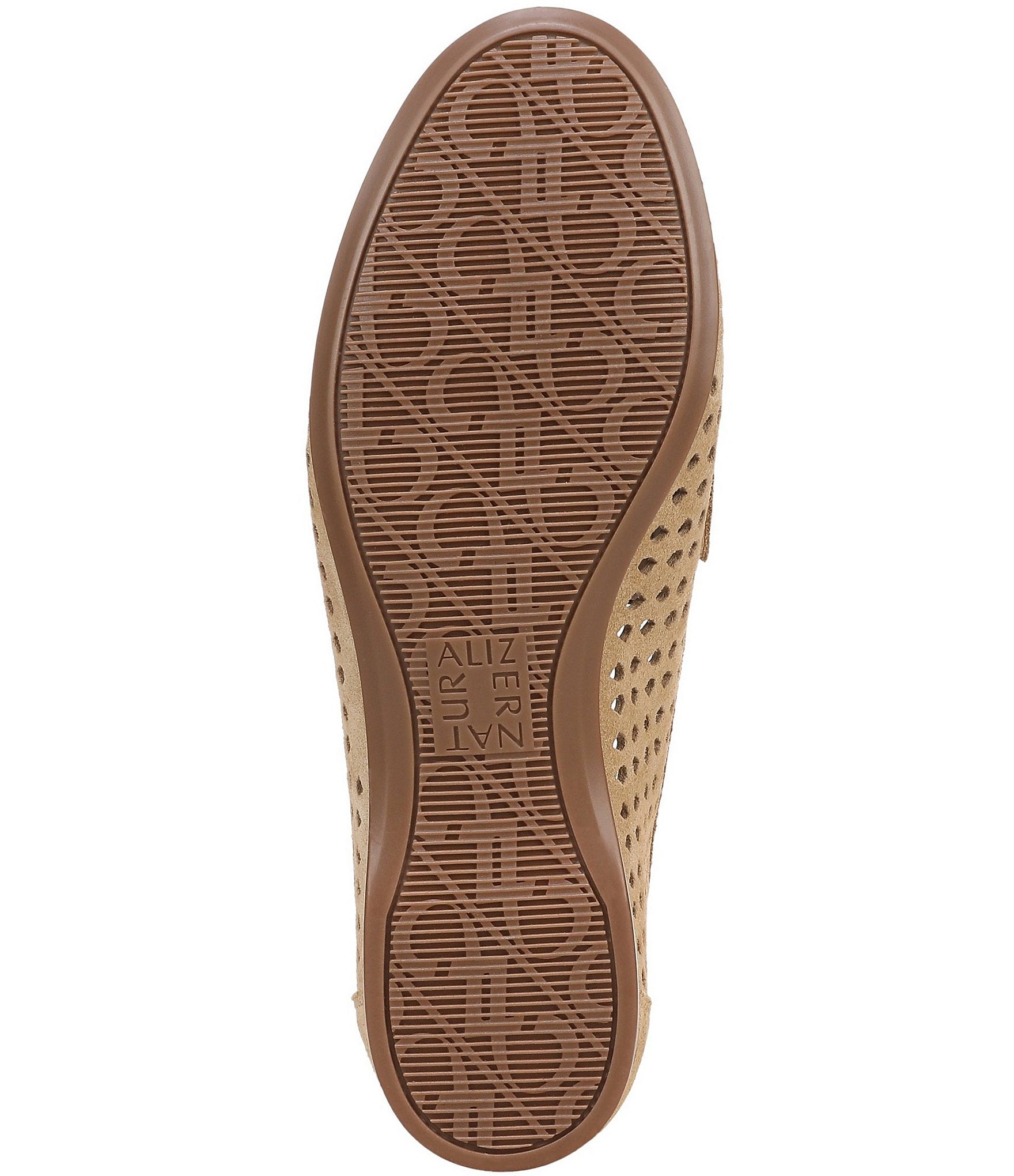 Naturalizer Bloom Perforated Suede Penny Loafers