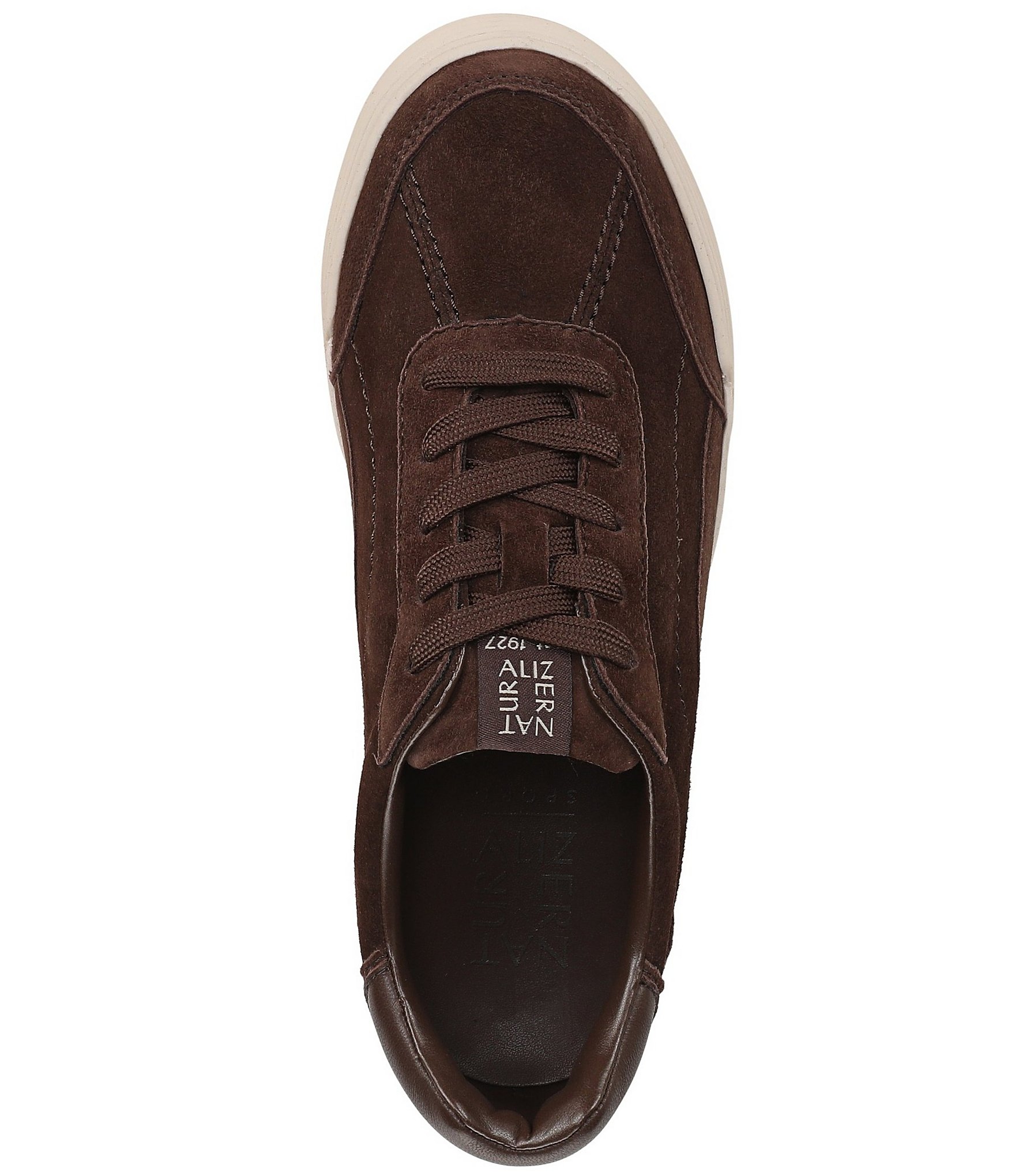 Naturalizer Cami Suede Lace Up Platform Sneakers
