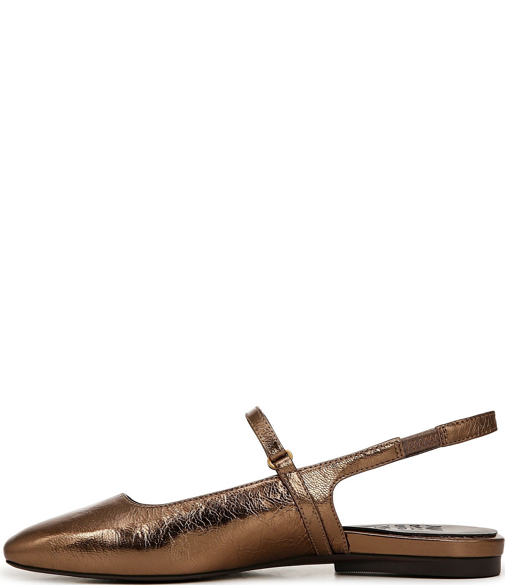 Naturalizer Connie Leather Slingback Mary Jane Square Toe Ballet Flats