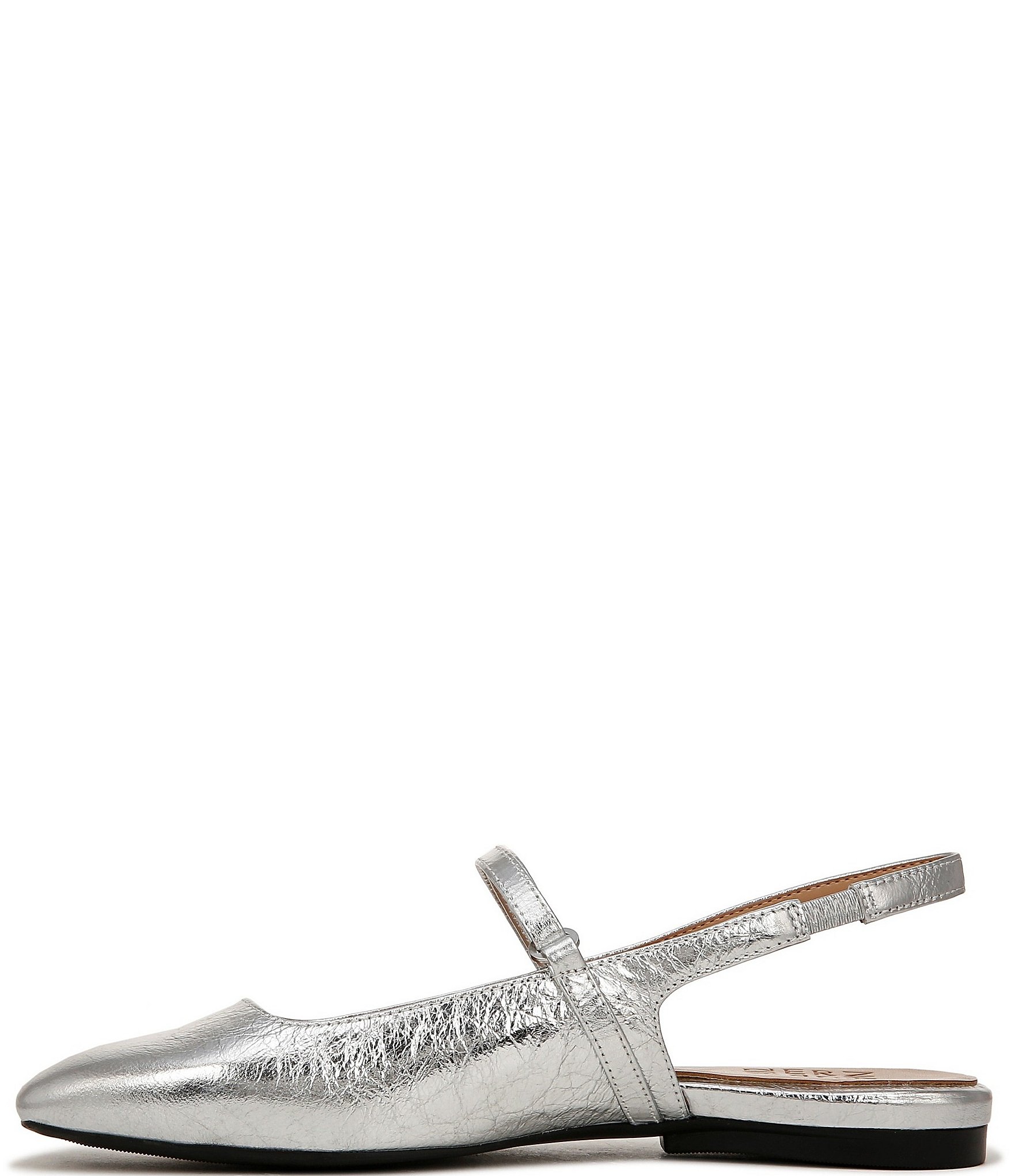 Naturalizer Connie Leather Slingback Mary Jane Square Toe Ballet Flats