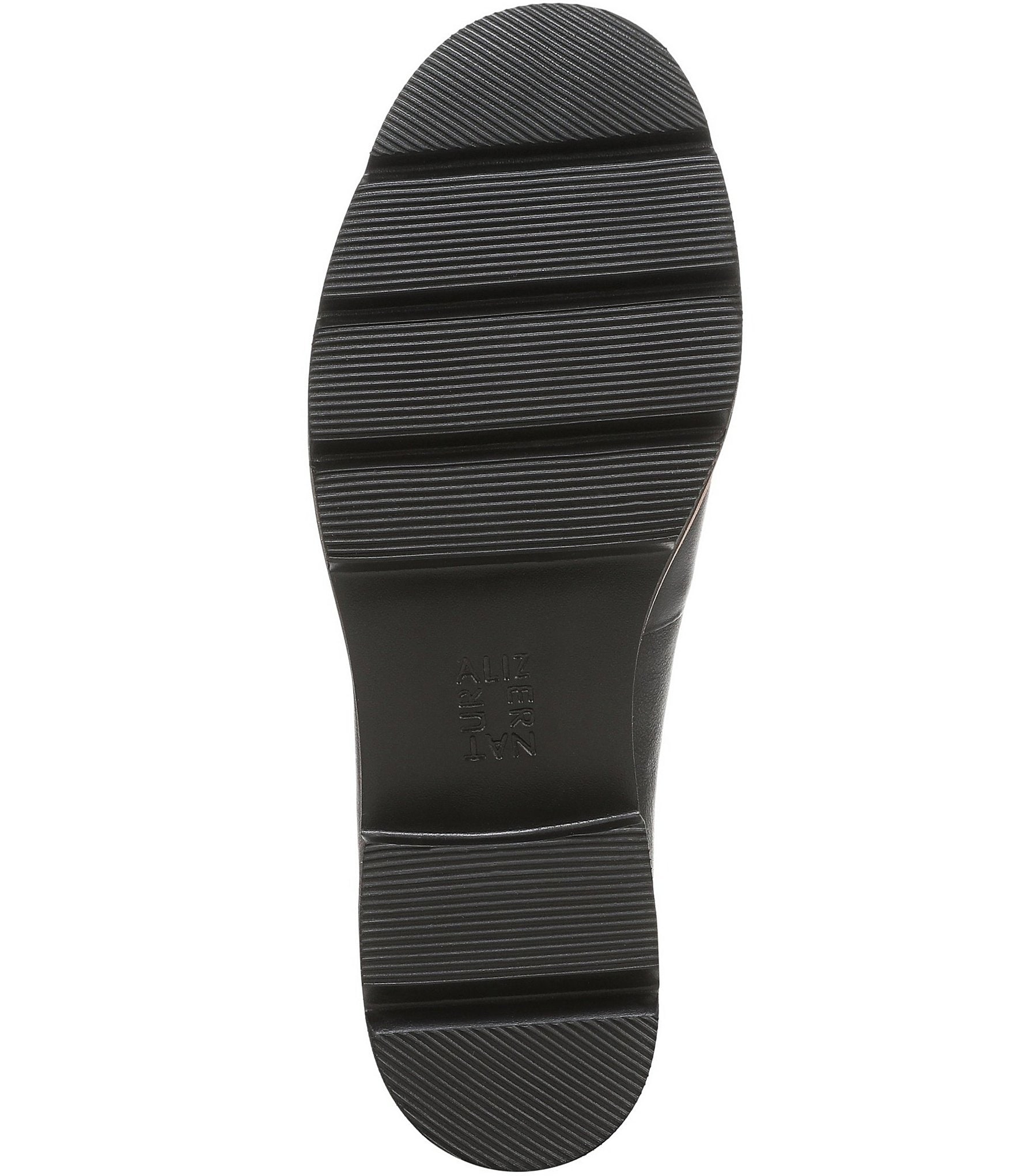 Naturalizer Darry Leather Lightweight Lug Sole Platform Loafer Pumps